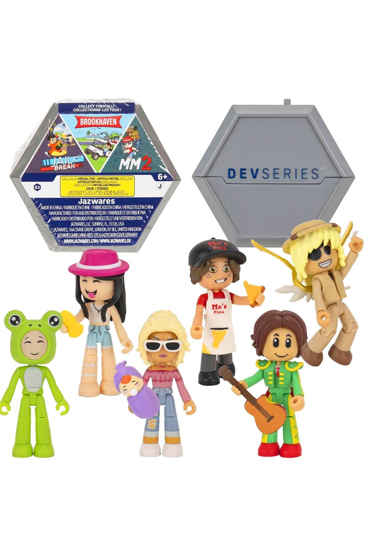 Jazwares DEV CRS SÜRPRİZ FİGÜRLER DEV00000 S3 BROOKHAVEN JAİL BREAK MURDER MYSTERY 6+