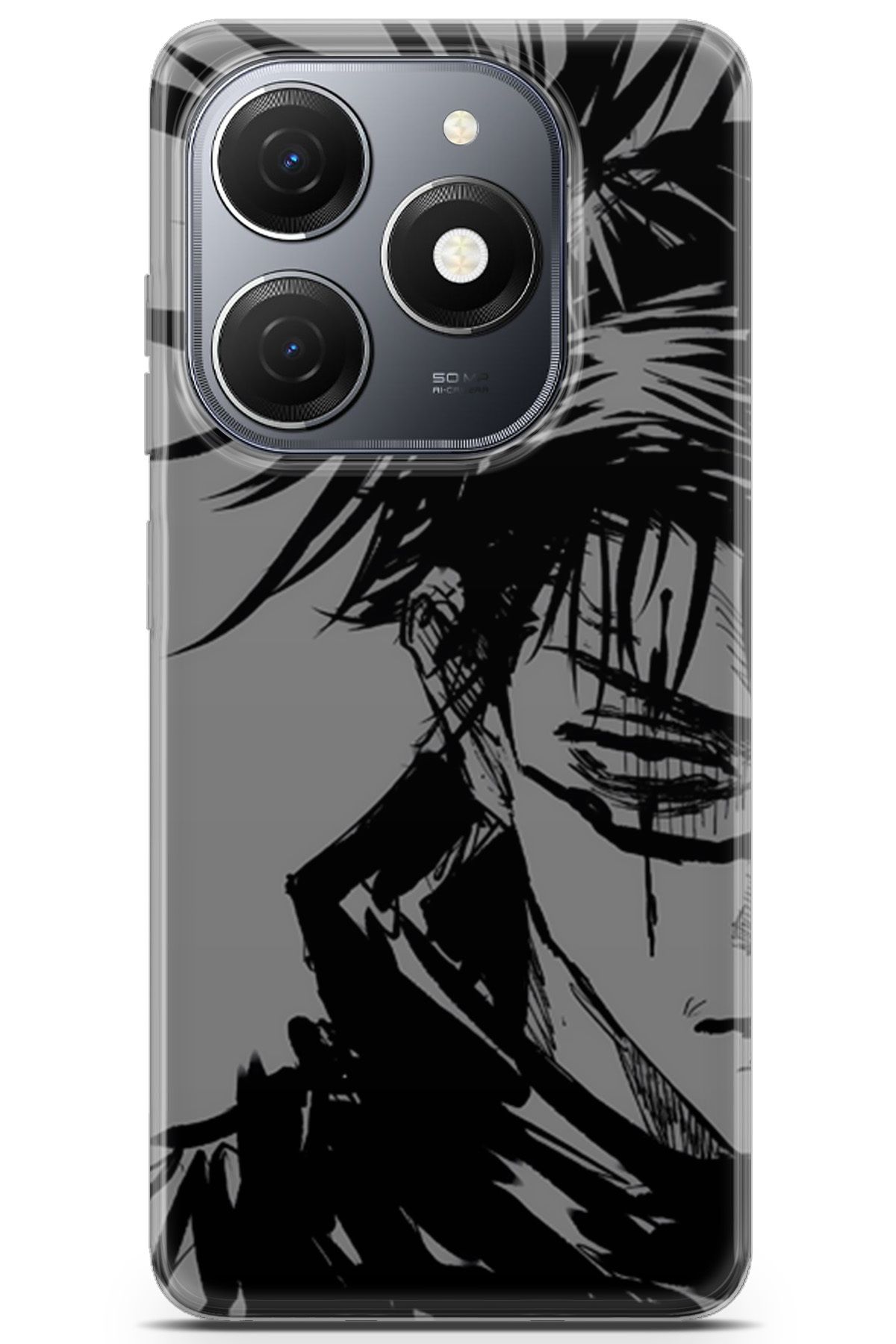 Kordilya Tecno Spark 20 uyumlu Manga 4 TPU Choso Jujutsu Kaisen