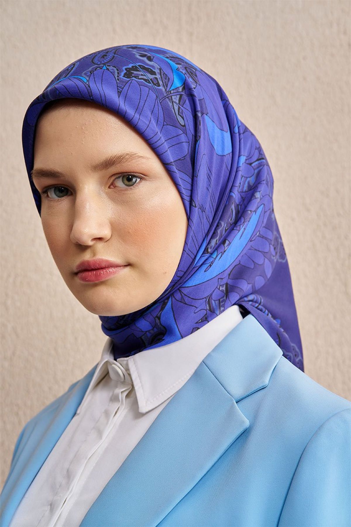 ED Scarf Mor Ed Scarf Vision Art Collection Flare Eşarp