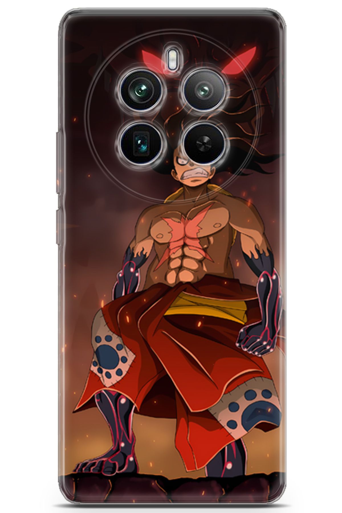 Uvilda Realme 12 Pro uyumlu Anime 21 HD UV Baskı One Piece Luffy I