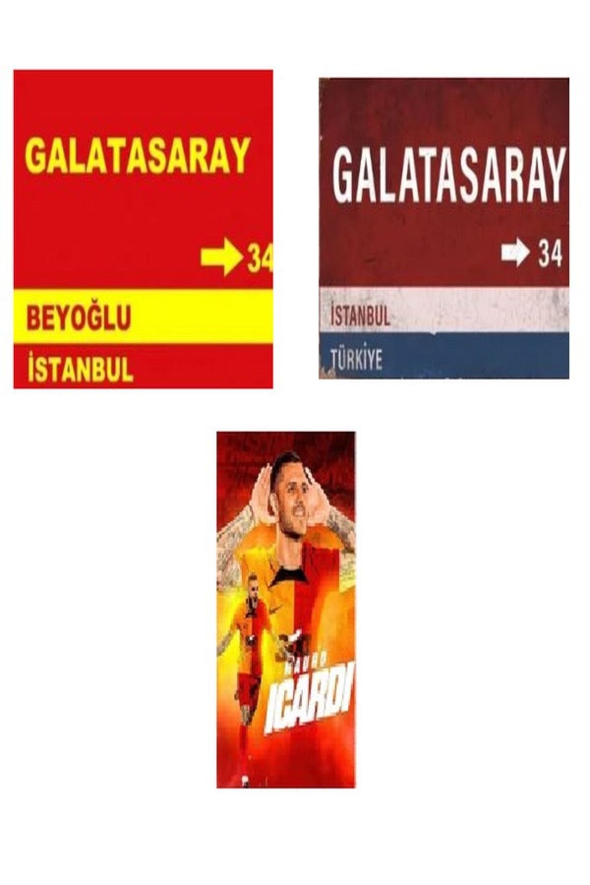 Marsis Yayınları GS 3 Parça Ahşap Poster 20*30