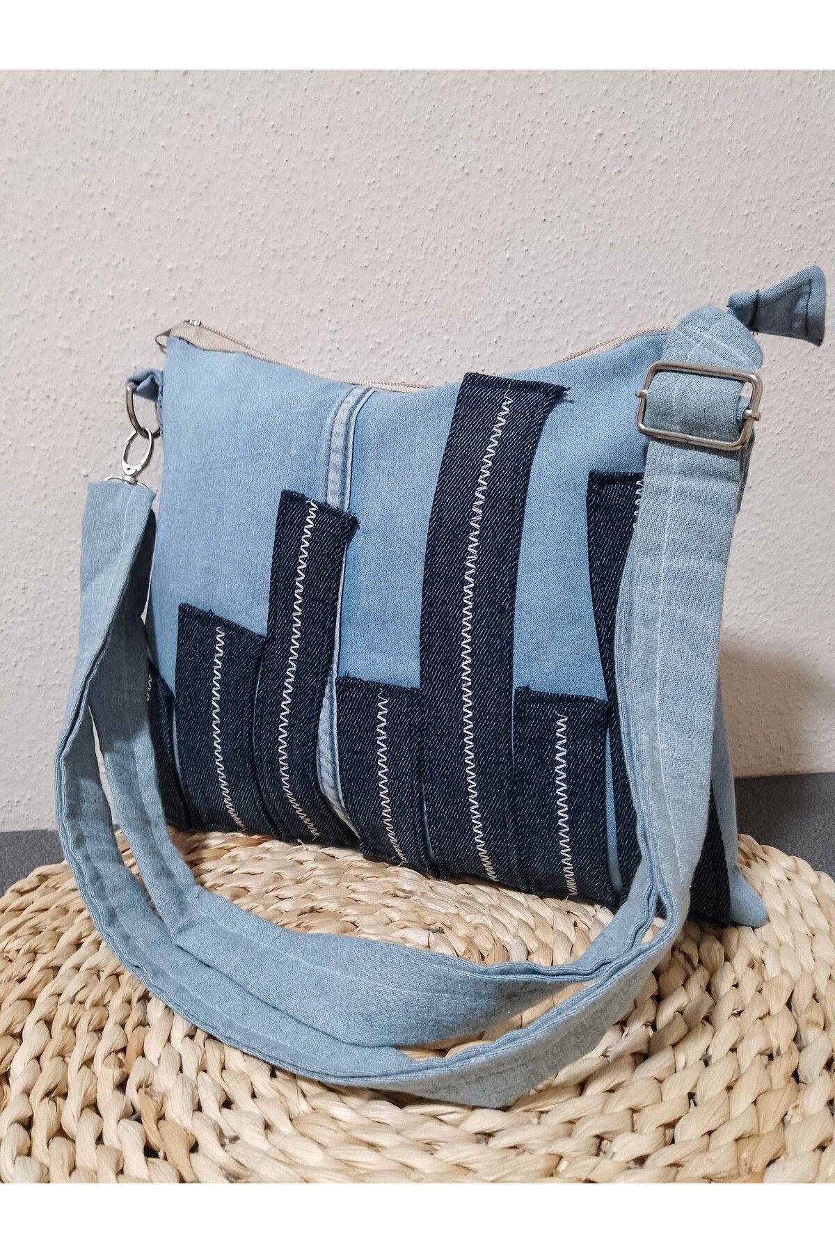 EMİNSHOP Kadın kot denim çanta