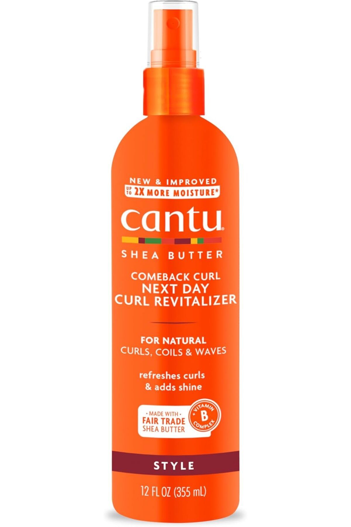 Cantu-Comeback Curl Next Day Curl Revitalizer, 12 Fluid Ounce 1