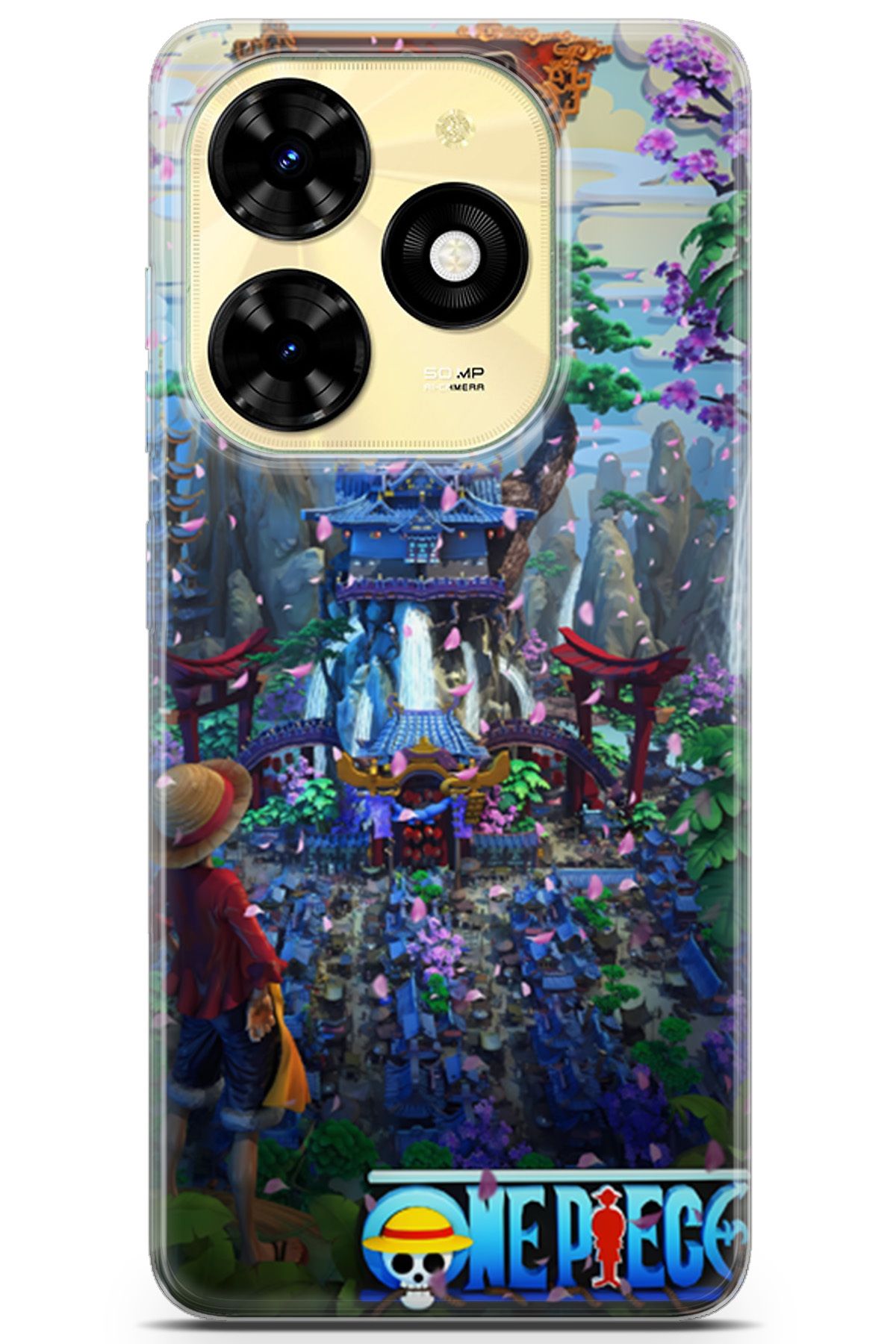 Kordilya Tecno Spark 20C uyumlu Manga 35 Ultra HD One Piece Monkey