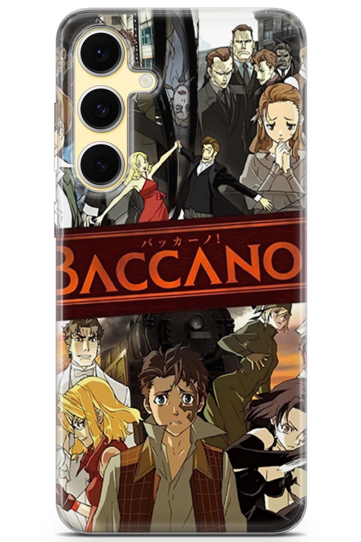 Uvilda Samsung Galaxy S24 FE uyumlu Anime 4 HQ Baskı Baccano Anime