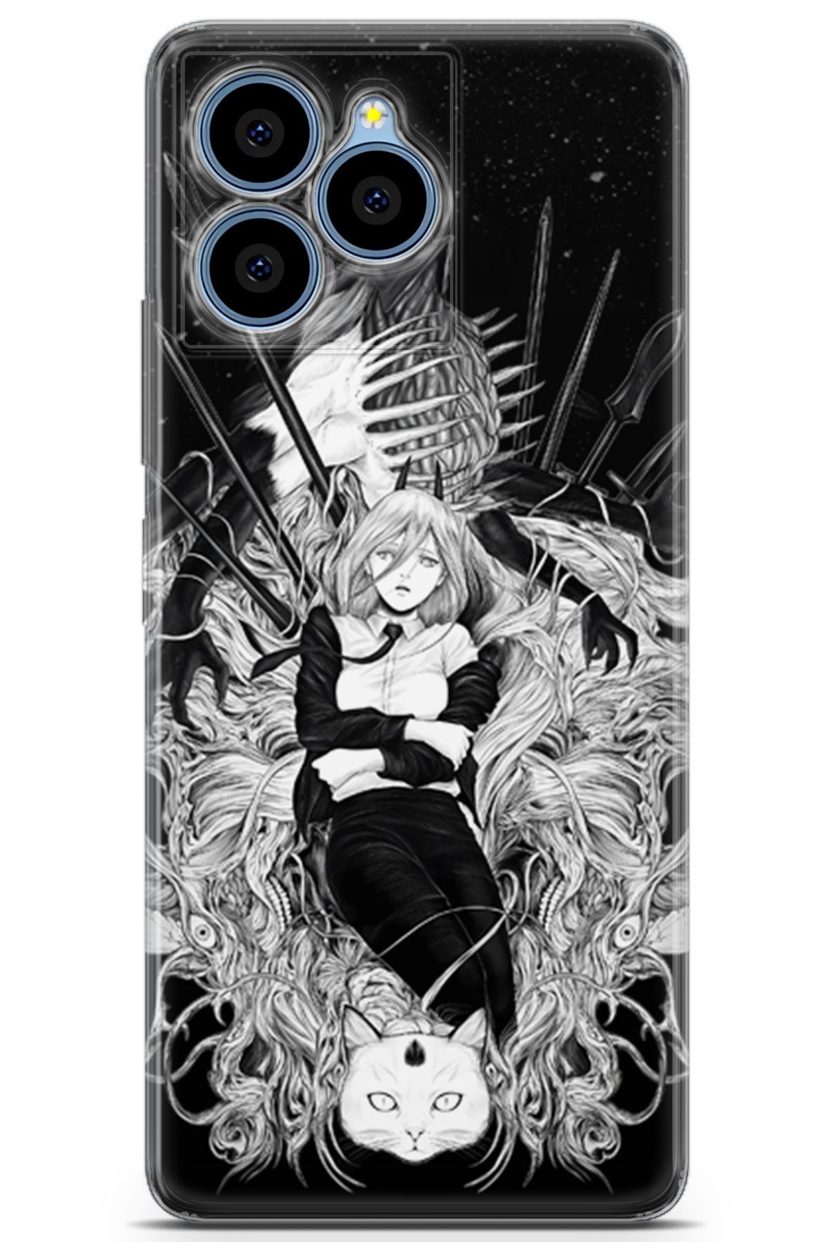 Kordilya Omix X6 uyumlu Manga 23 Premium UV Anime Kadın ve Kedi