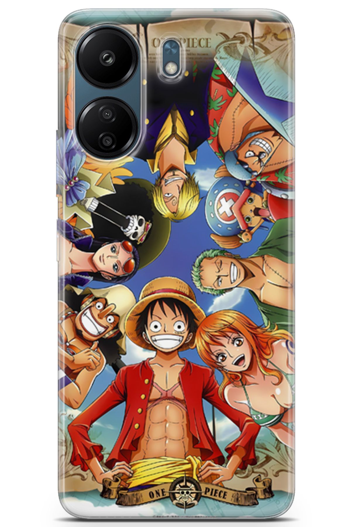 Kordilya Xiaomi Redmi 13C uyumlu Manga 30 HD Tasarım One Piece Anime