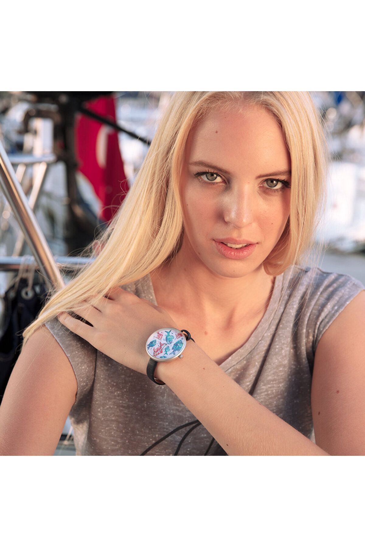 ANEMOSS-Aquarium Women's Leather Watch 4