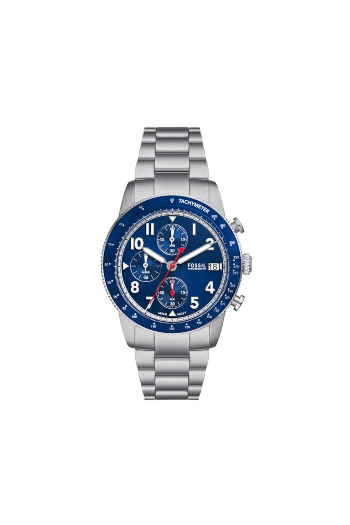 Fossil-Sport Tourer Herren Uhr Silber Fs6047 1