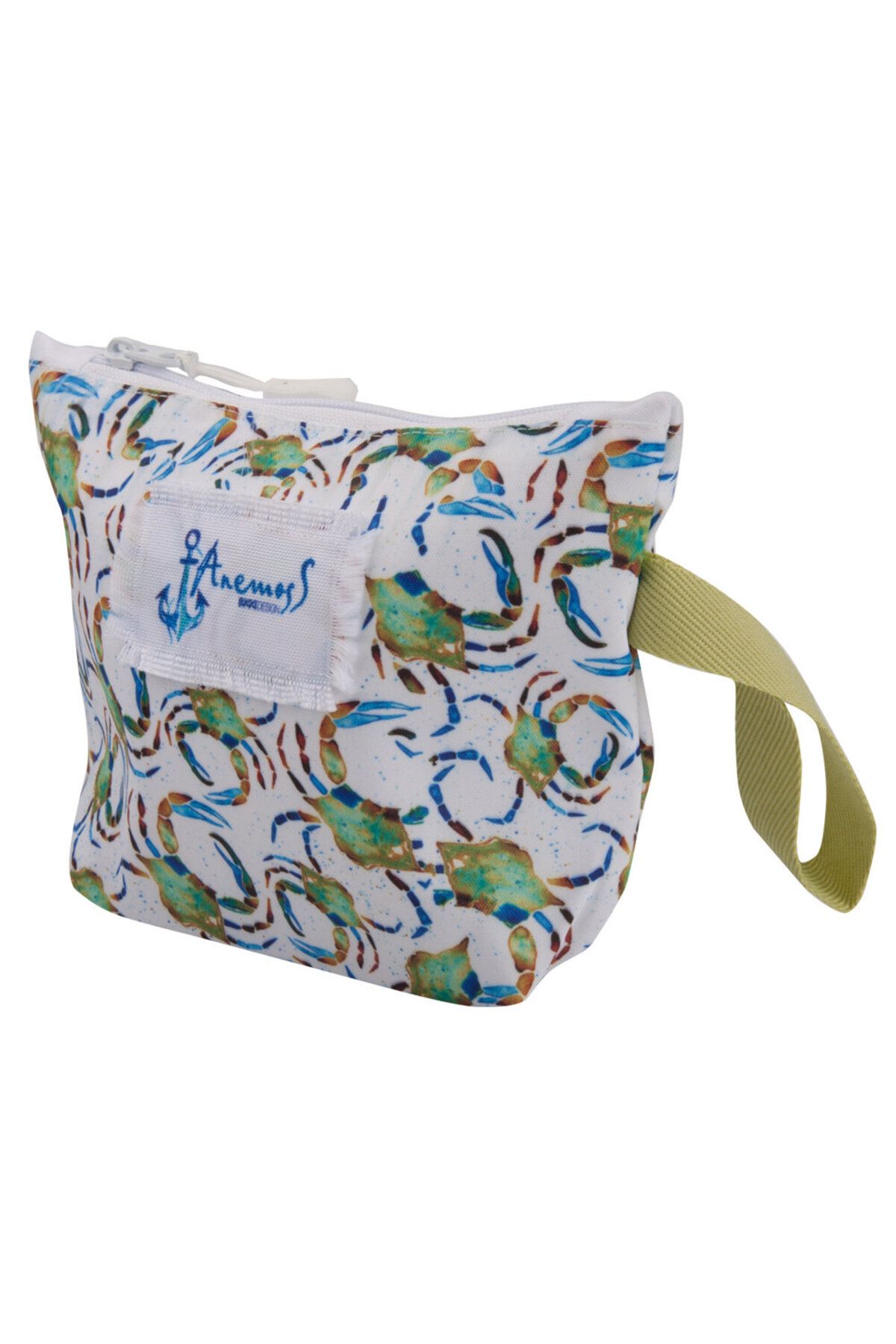 ANEMOSS-Crab Green Makeup Bag 3