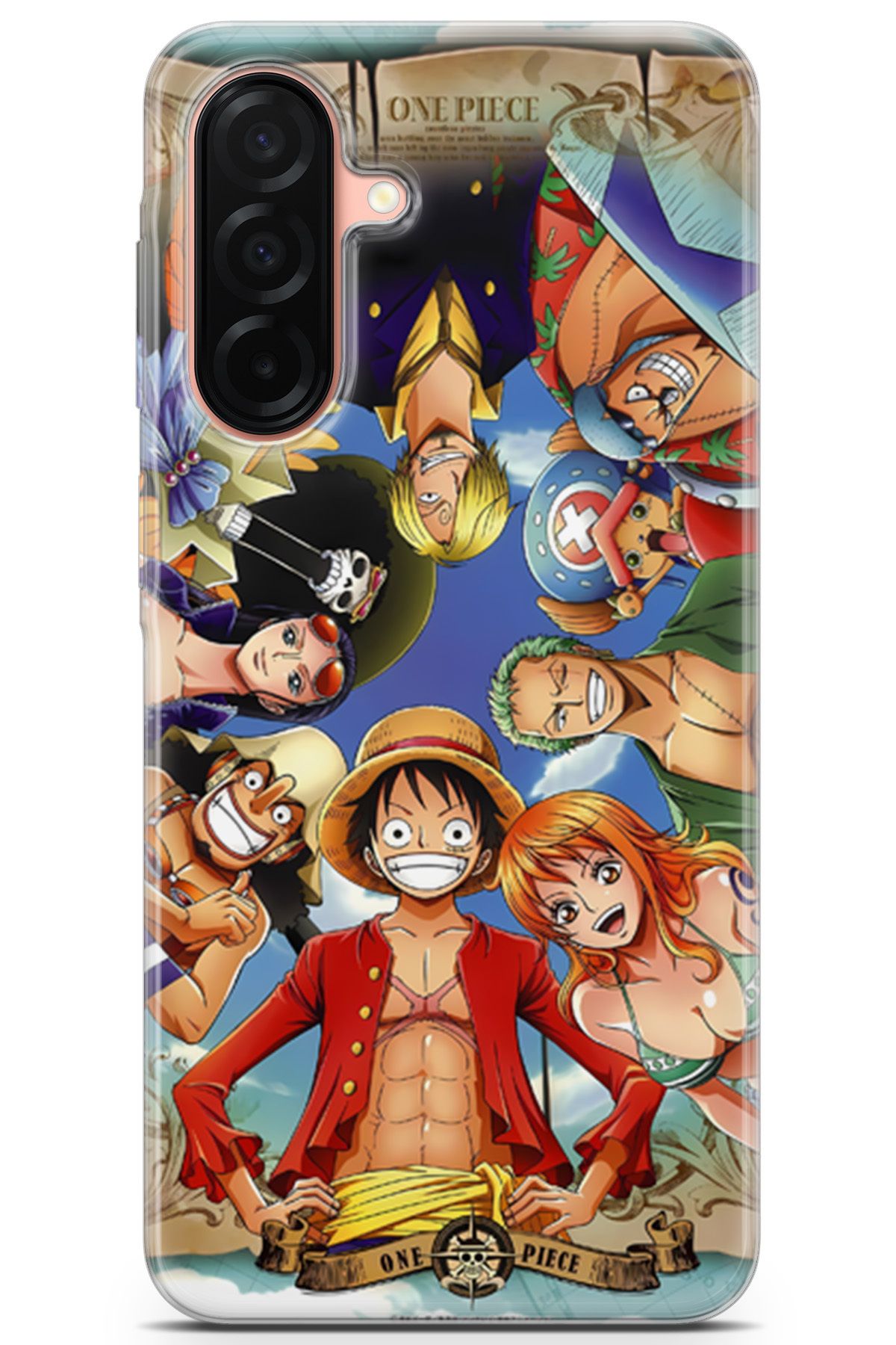 Kordilya Samsung Galaxy A26 uyumlu Manga 30 Baskılı Kapak One Piece Anime