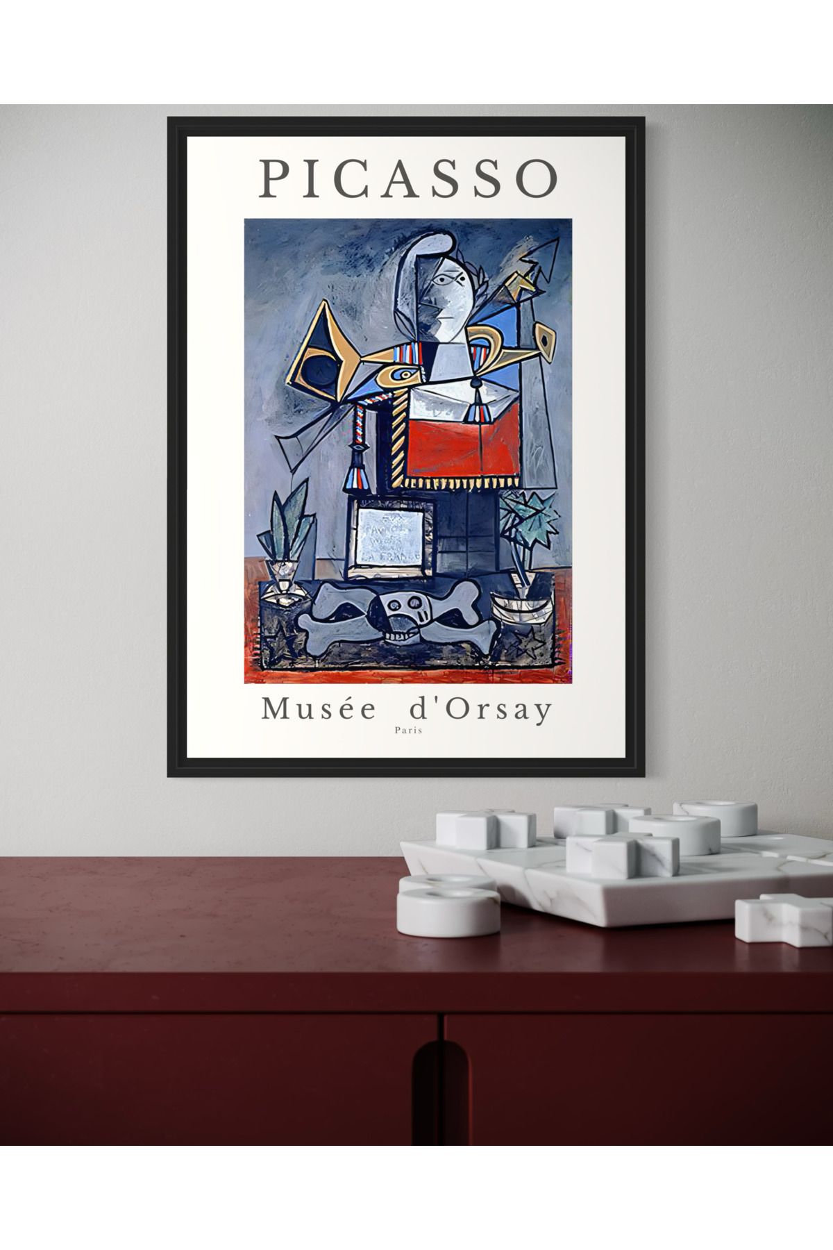 Woodsuppco Picasso Çerçevesiz Poster, Duvar Posteri, Sanatsal Poster