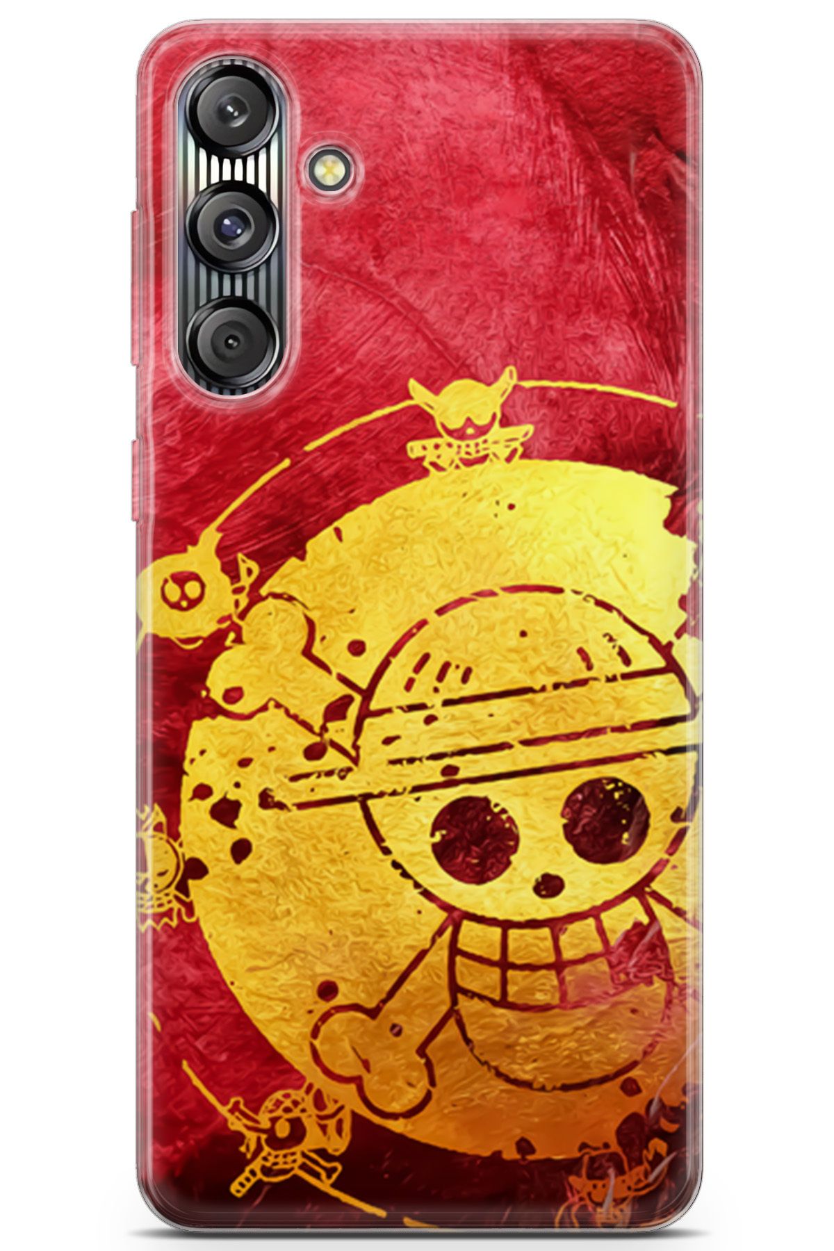 Kordilya Samsung Galaxy M55s uyumlu Manga 36 Fit Baskılı One Piece Logo