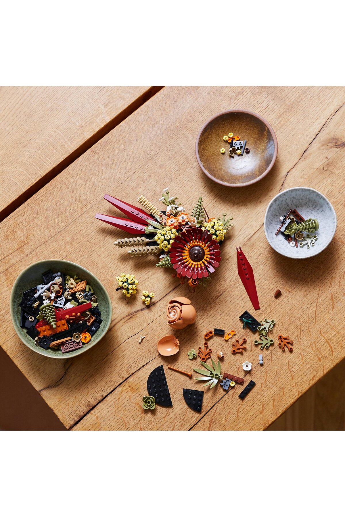 آیکانز گل خشک مرکز تزئین 10314 کیت ساخت 812 قطعه