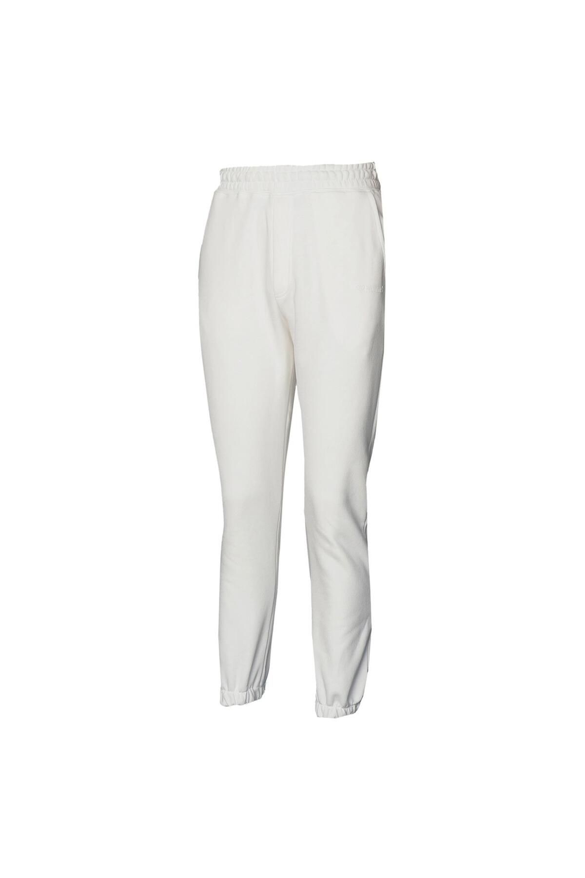 hummel-Ανδρικό λευκό αθλητικό παντελόνι Hmlwesley Jogger 931769 -9003 1