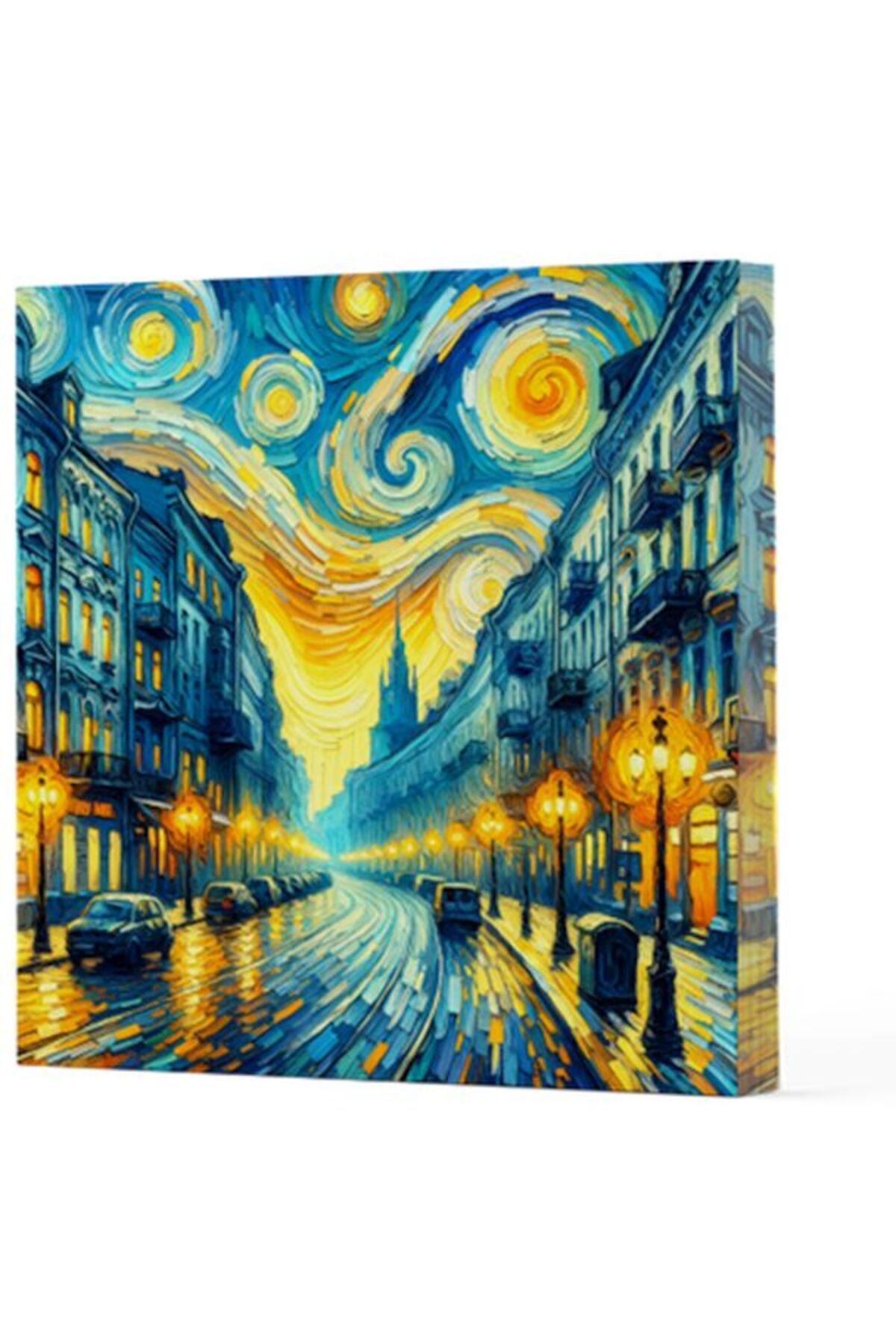 Destek Yayınları Van Gogh 6 Sokak Çizgisiz Yan Boyamalı Defter