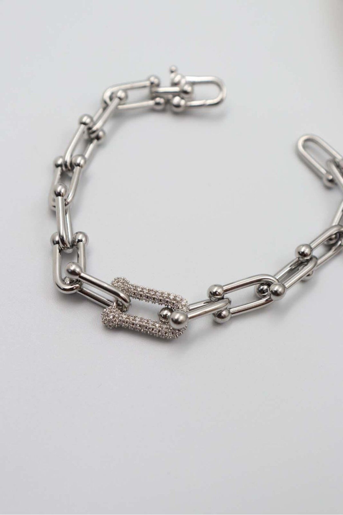 BY CANSU ACCESSORİES Sturla Silver Bileklik