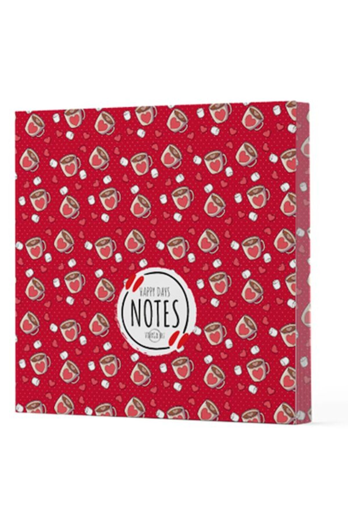 Destek Yayınları Kahve 9 Çizgisiz Yan Boyamalı Defter