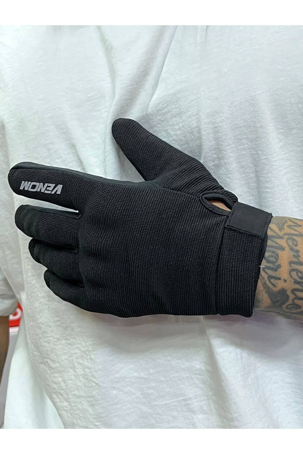 VENOM Vnp-650 Yazlık Siyah Eldiven