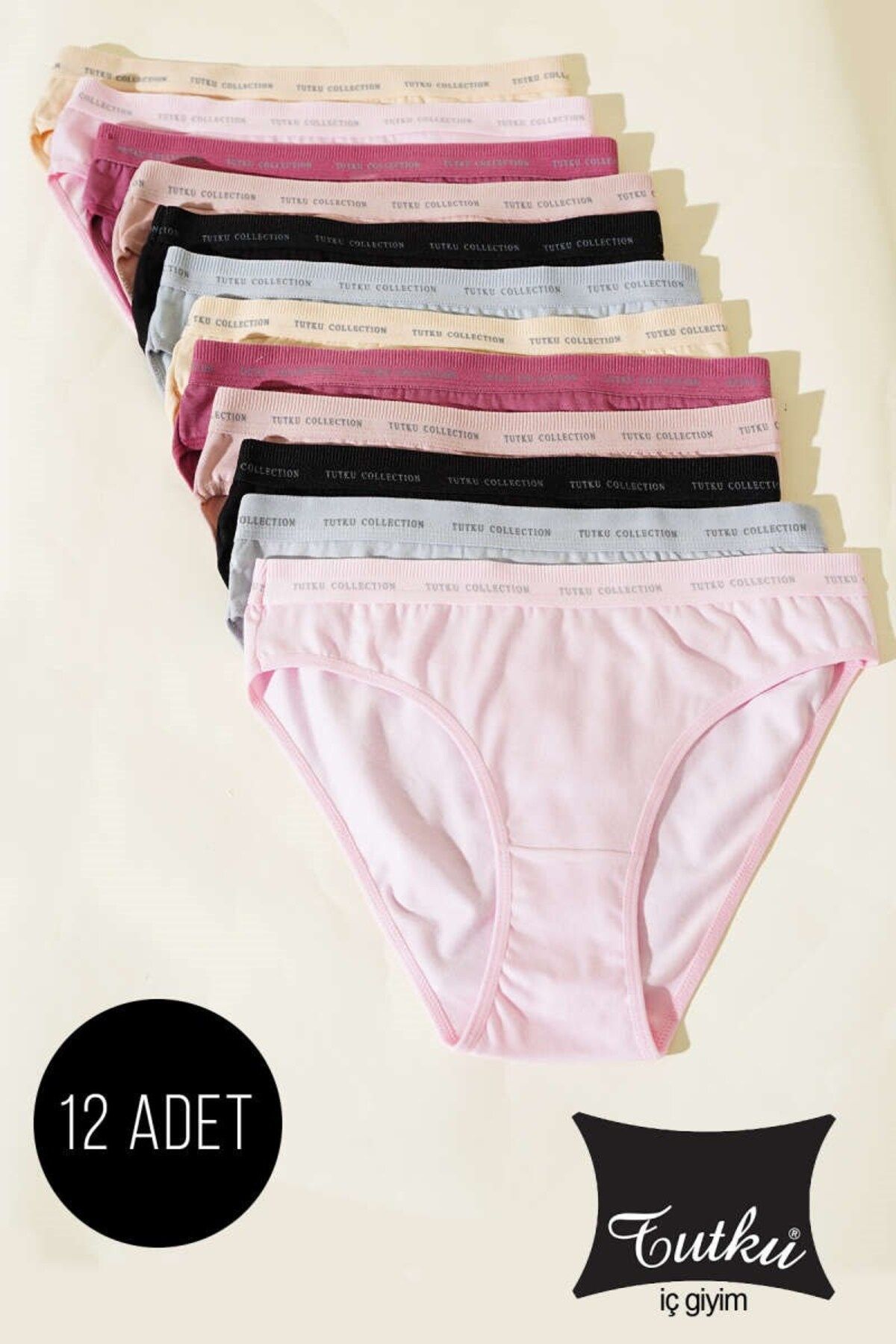 Tutku 12' li Perla Bikini Külot Kombin 0599
