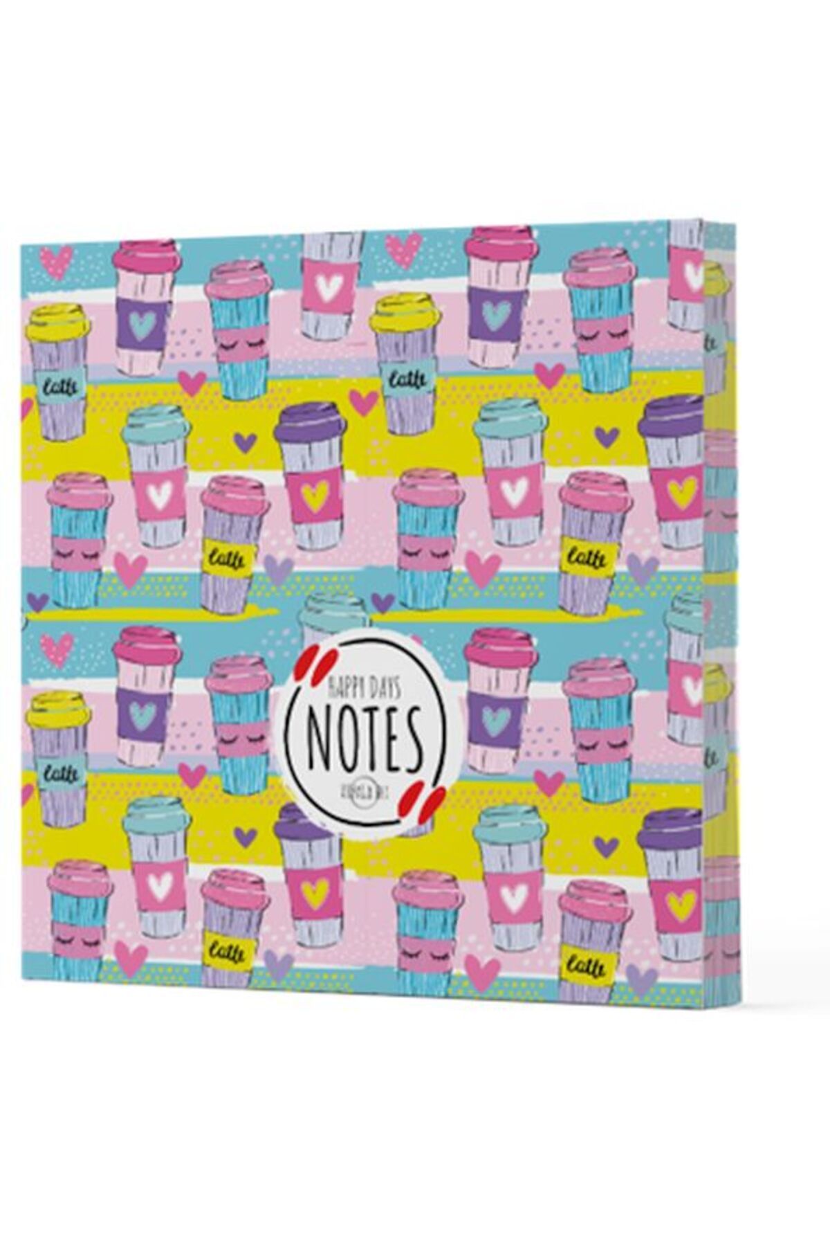 Destek Yayınları Kahve 10 Çizgisiz Yan Boyamalı Defter