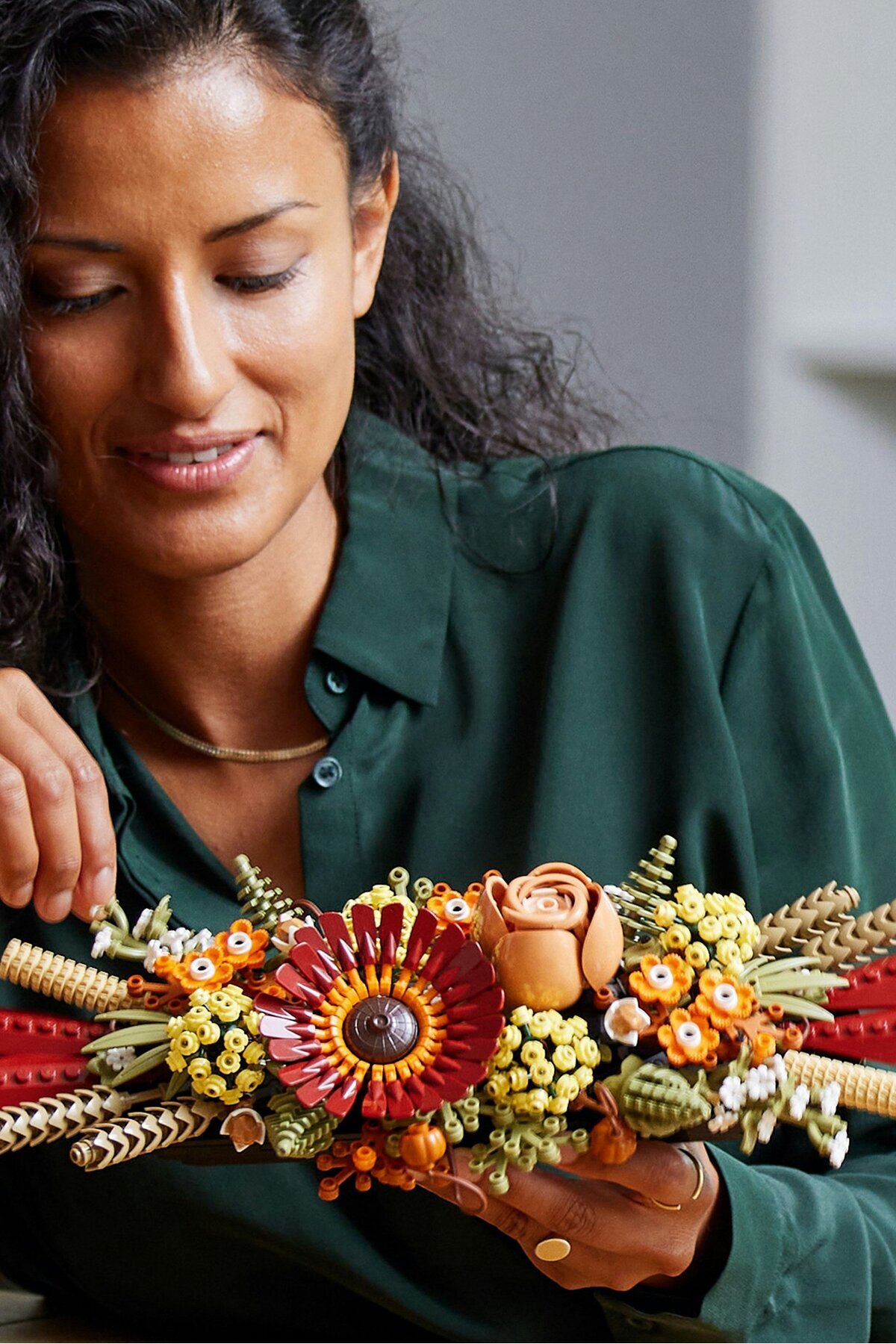 آیکانز گل خشک مرکز تزئین 10314 کیت ساخت 812 قطعه