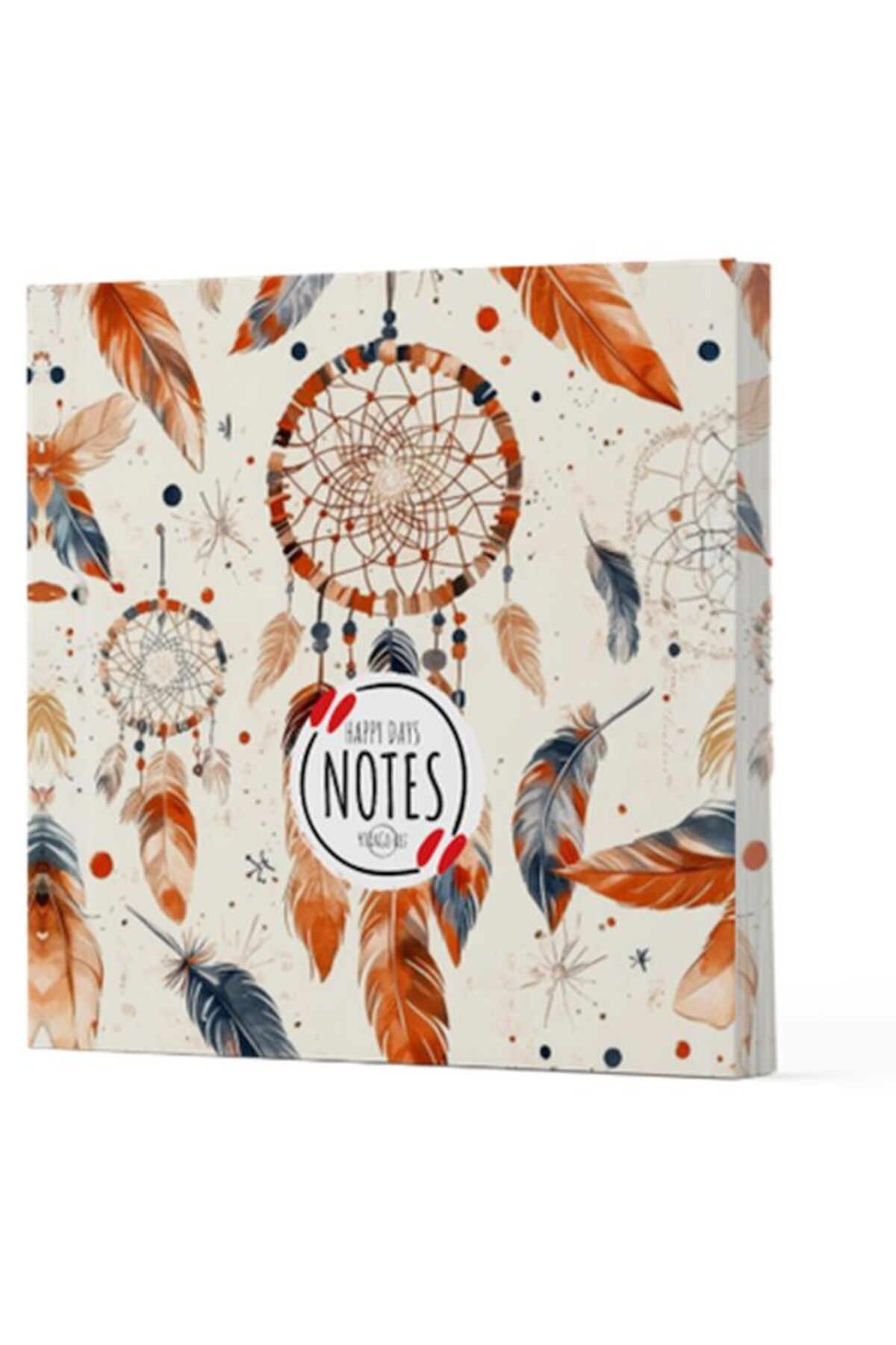 Destek Yayınları Tüy 5 Çizgisiz Yan Boyamalı Defter