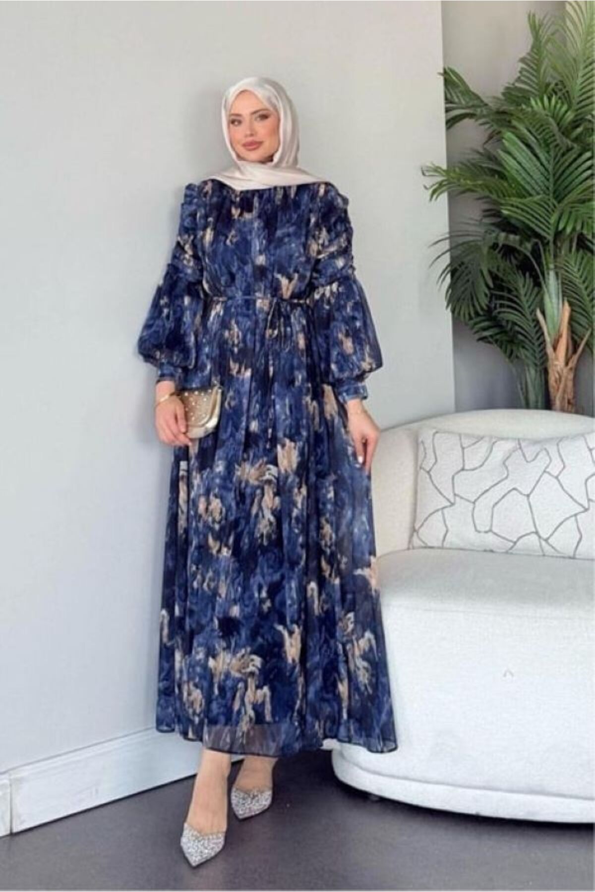 Sezi Moda Giyim Aheste Elbise