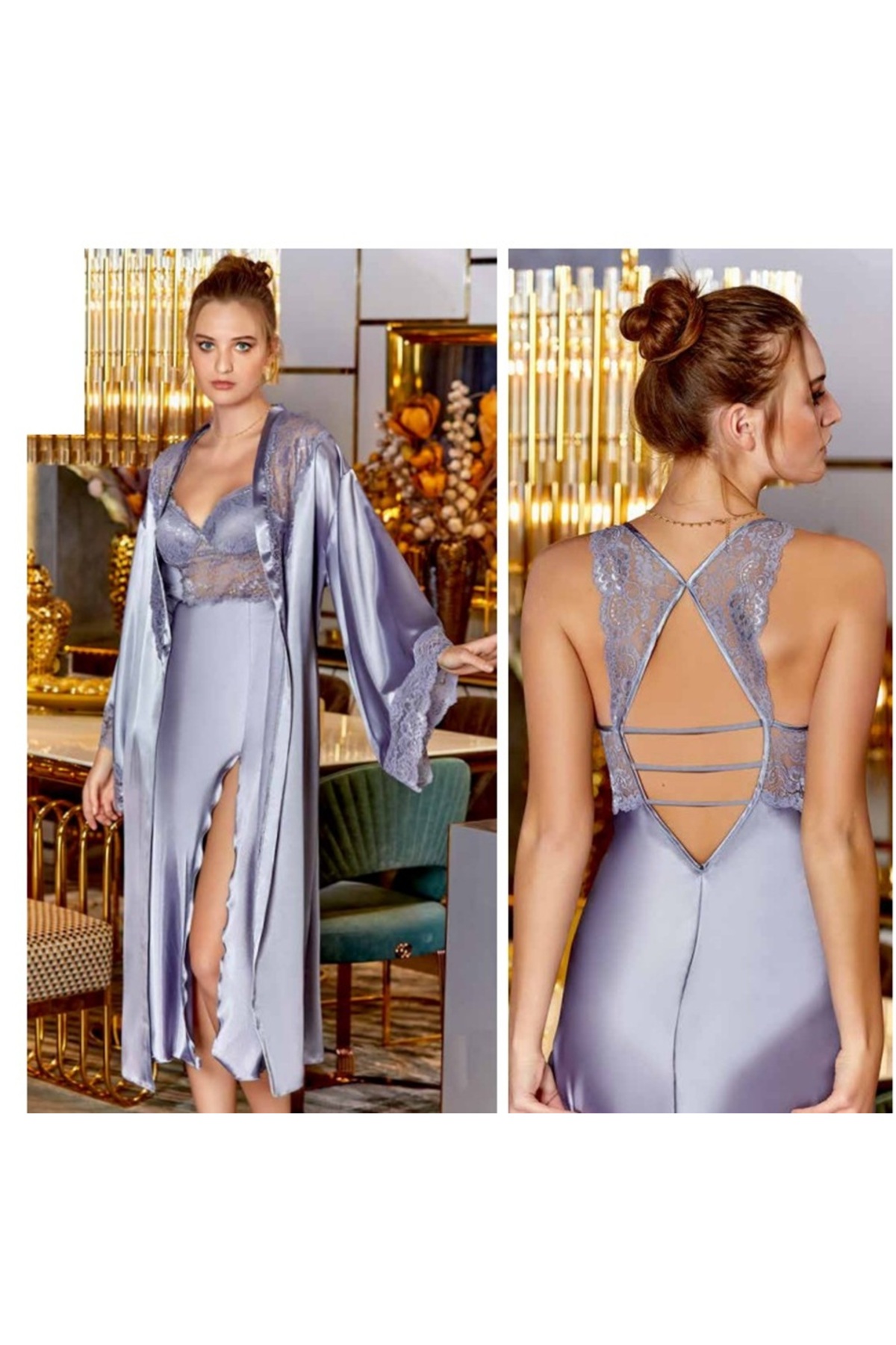 pierre İpek Saten 6'lı Çeyiz Seti S285