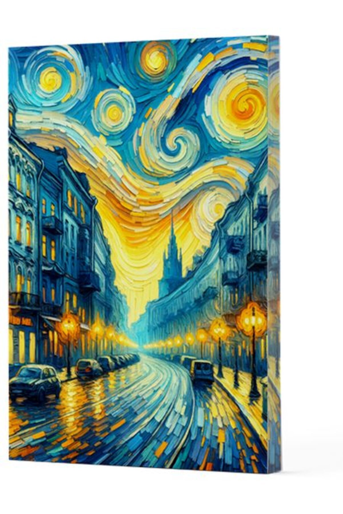 Destek Yayınları Van Gogh 6 Sokak Çizgili Yan Boyamalı Defter