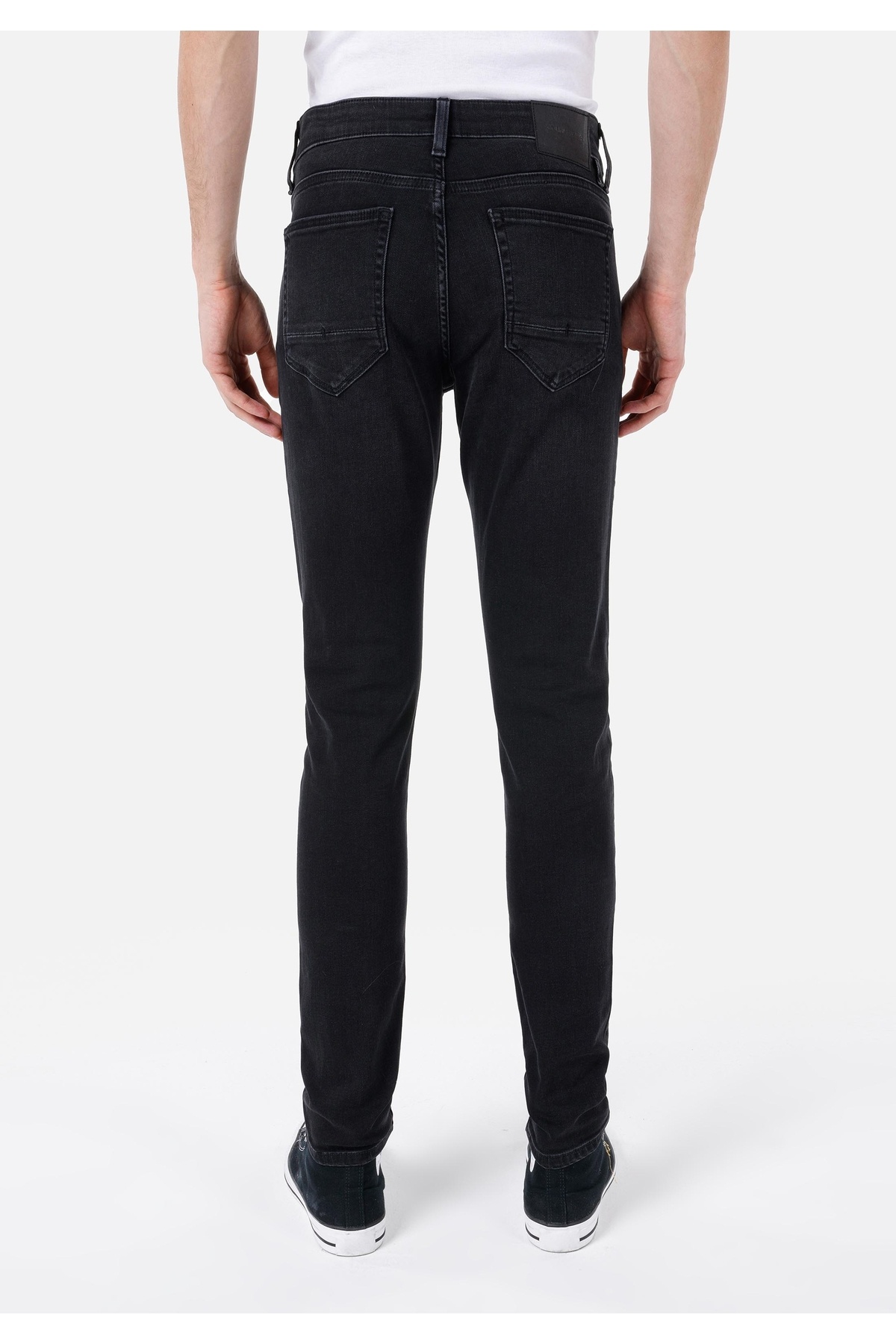 Colin's-Pantaloni slim din denim pentru bărbați, cu talie joasă, cu picioare înguste 2