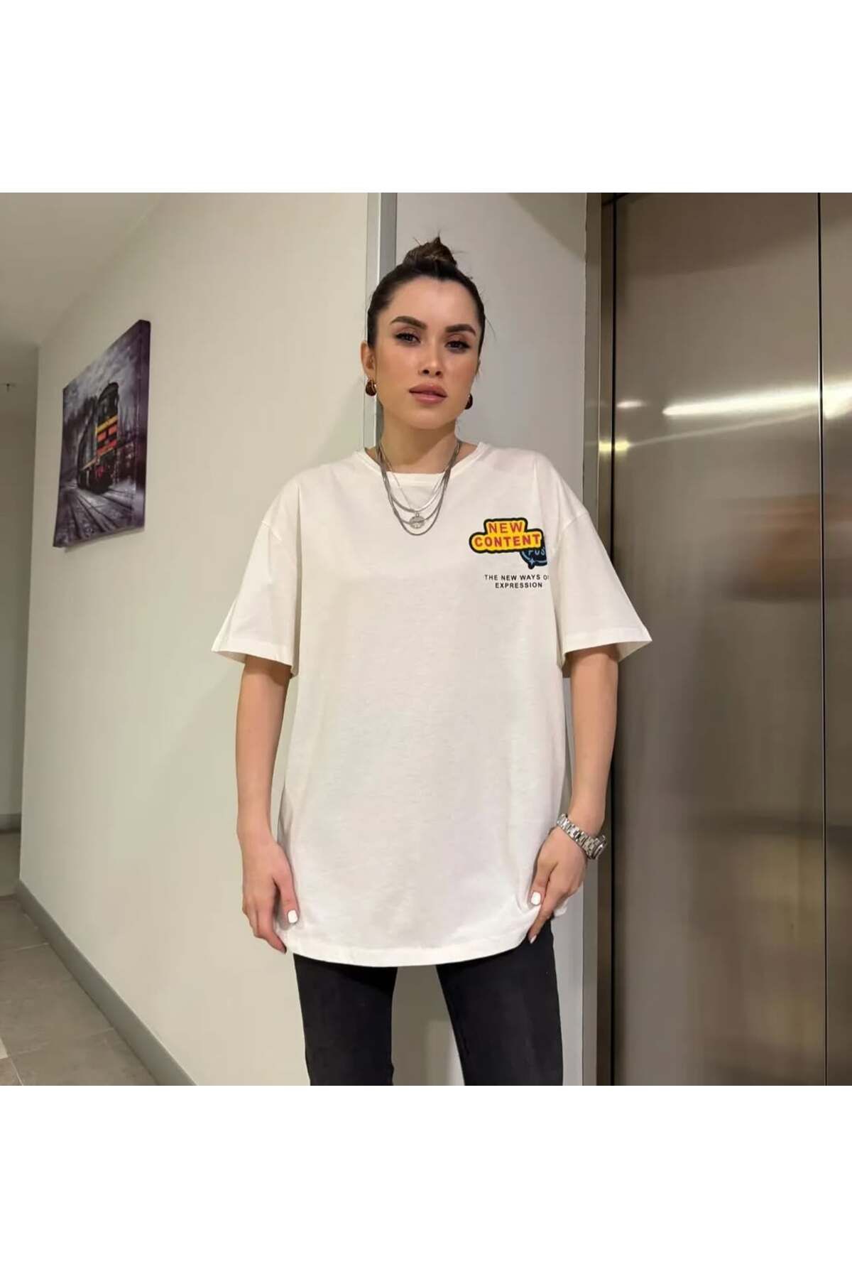 RENK RENK OUTLET YL05 NEW CONTENT BSK TSHIRT