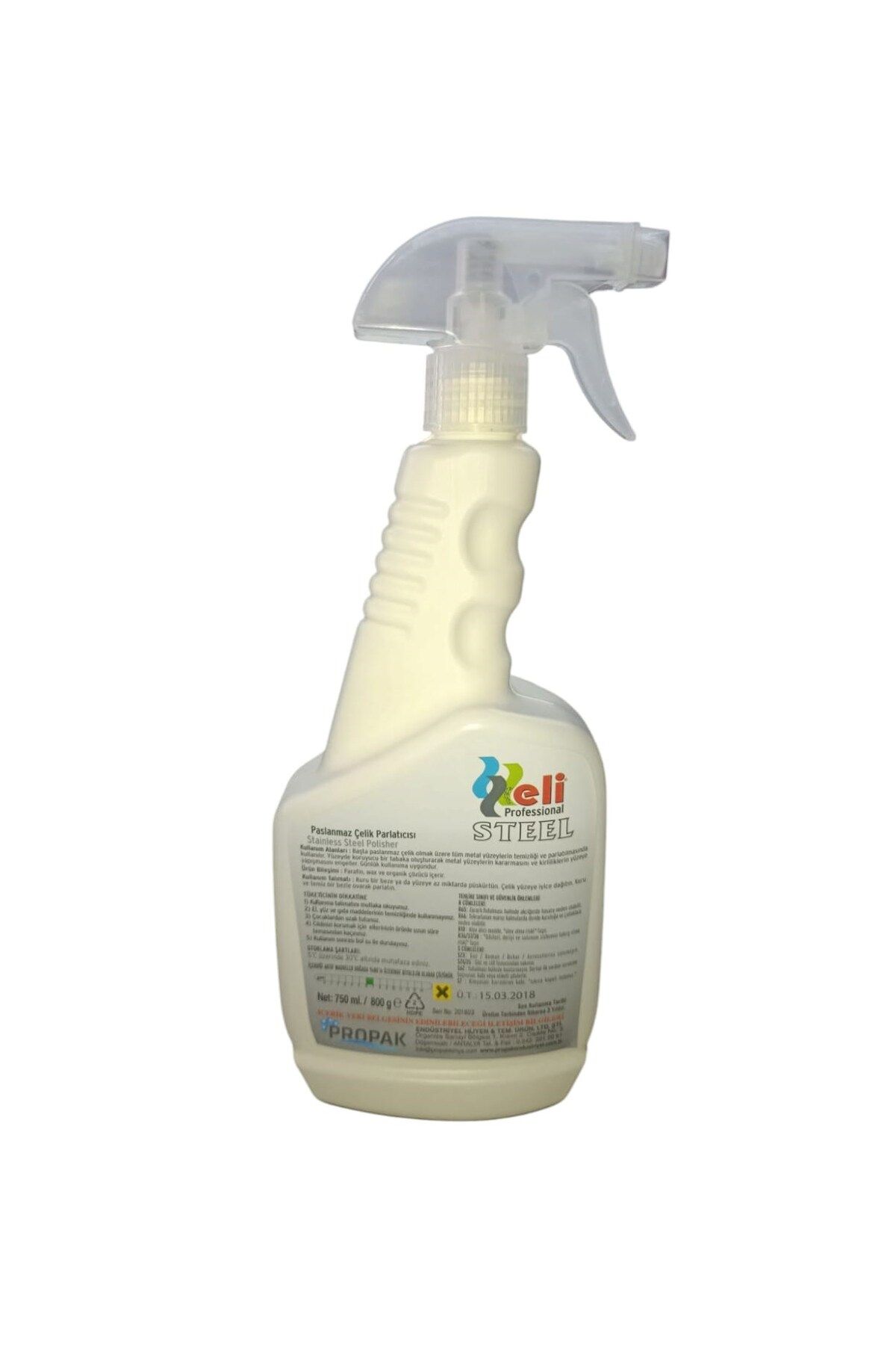 Propak steel Paslanmaz Çelik Parlatıcı 750 ml 12 adet