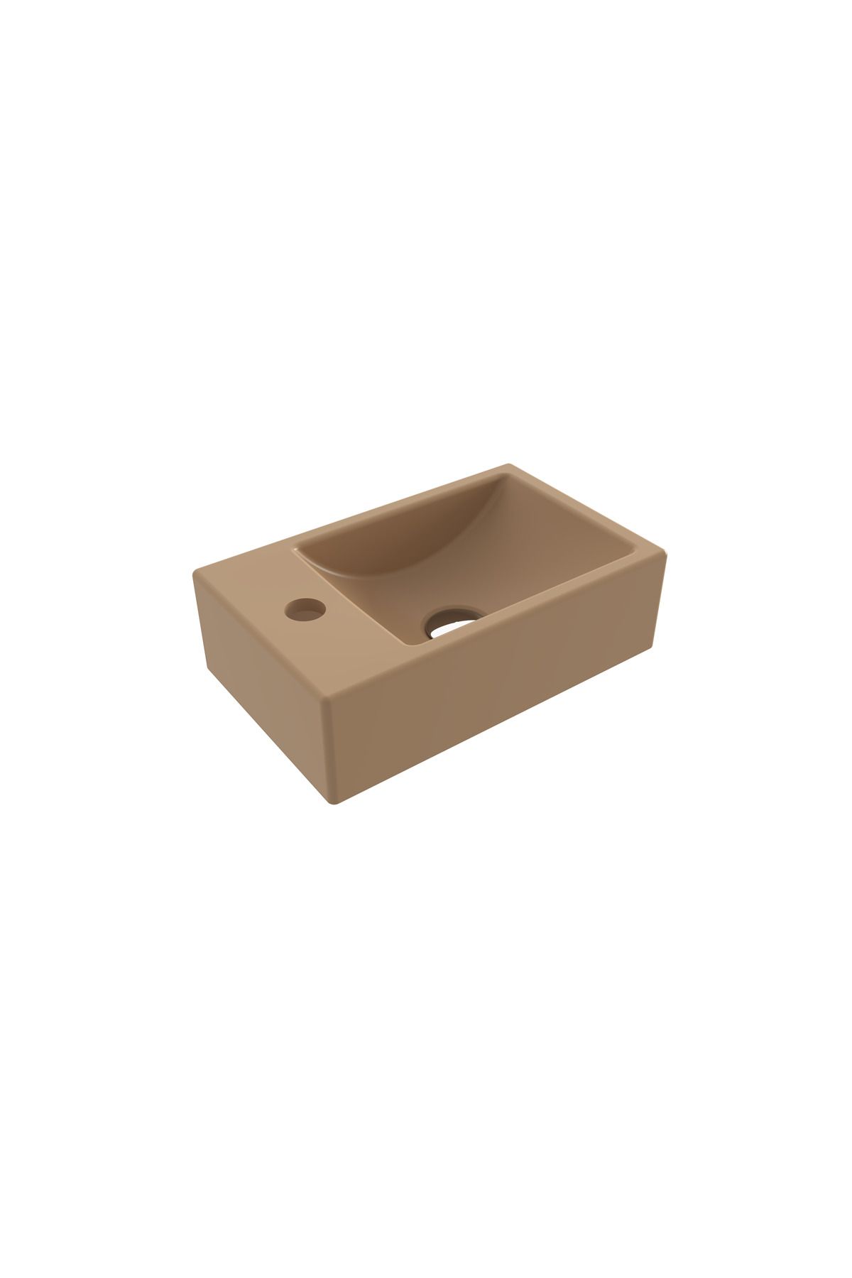 Bocchi Milano Dar Sol Lavabo 37 Cm Mat Kaşmir 1418-011-0126