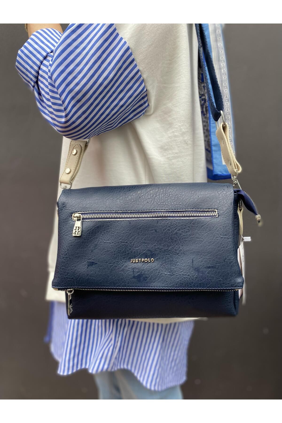 Just Polo YUMUŞAK DERİ ÇOK KULLANIŞLI PORTFÖY MODEL ÇAPRAZ VE OMUZ ÇANTASI BÜYÜK BOY 6069