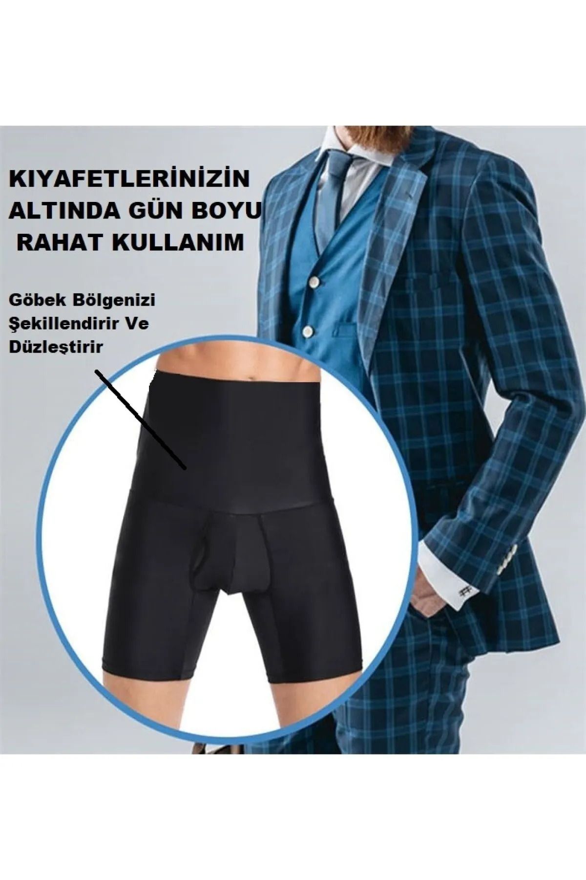 Form Angel Bel Inceltici Ve Sıkılaştırıcı Erkek Boxer Korse