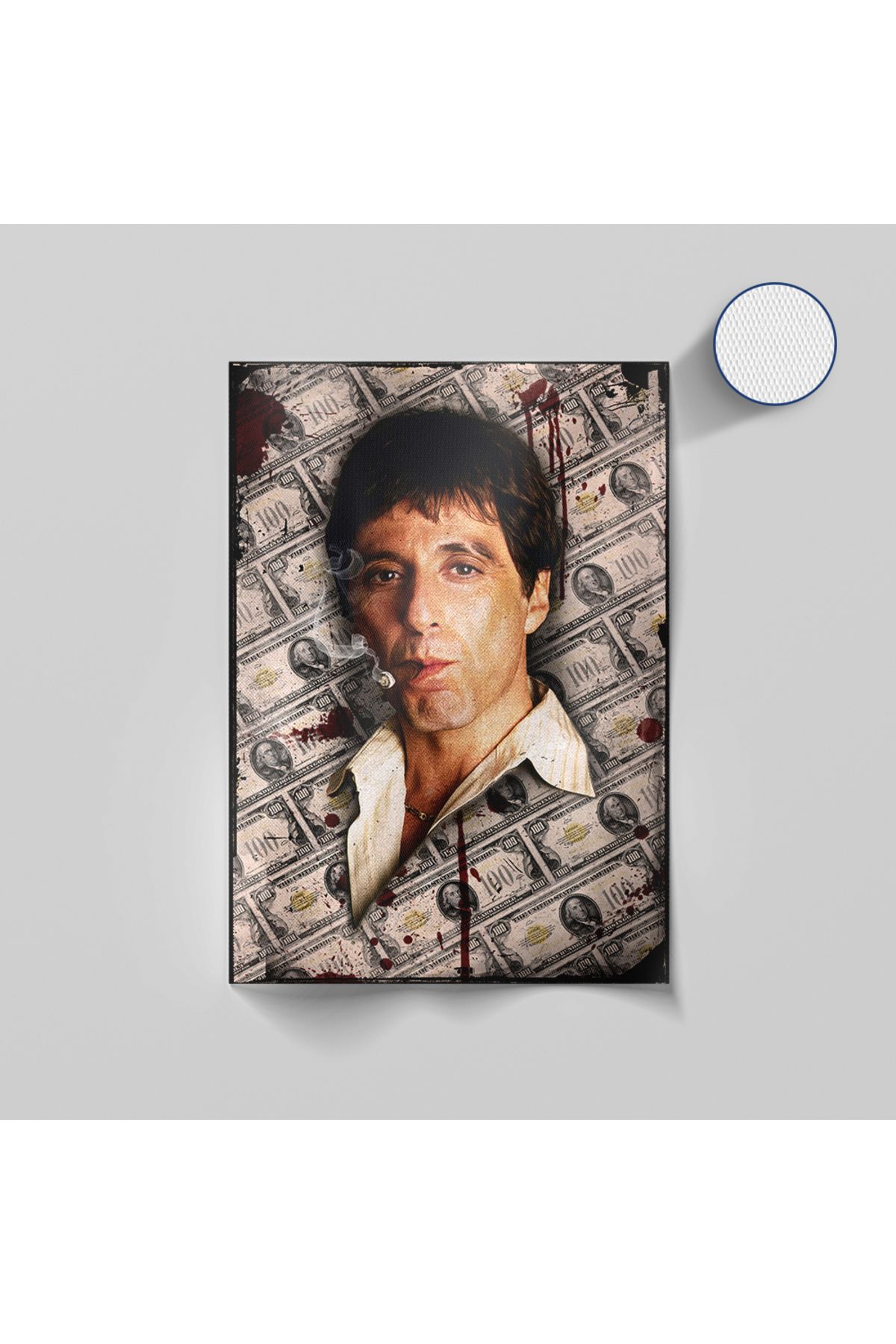 Yzc Store Scarface Tablo | Tony Montana Kanvas Tablo | Al Pacino Tablo | Dolar Tablosu