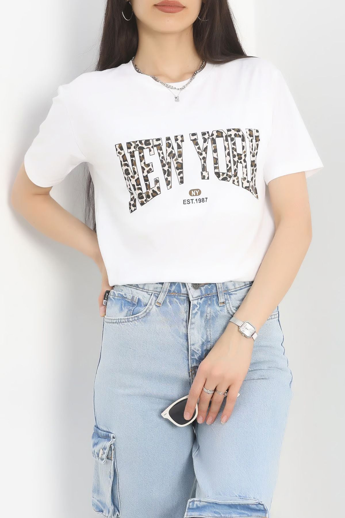 Minoria store Minoria New York Baskılı Tişört