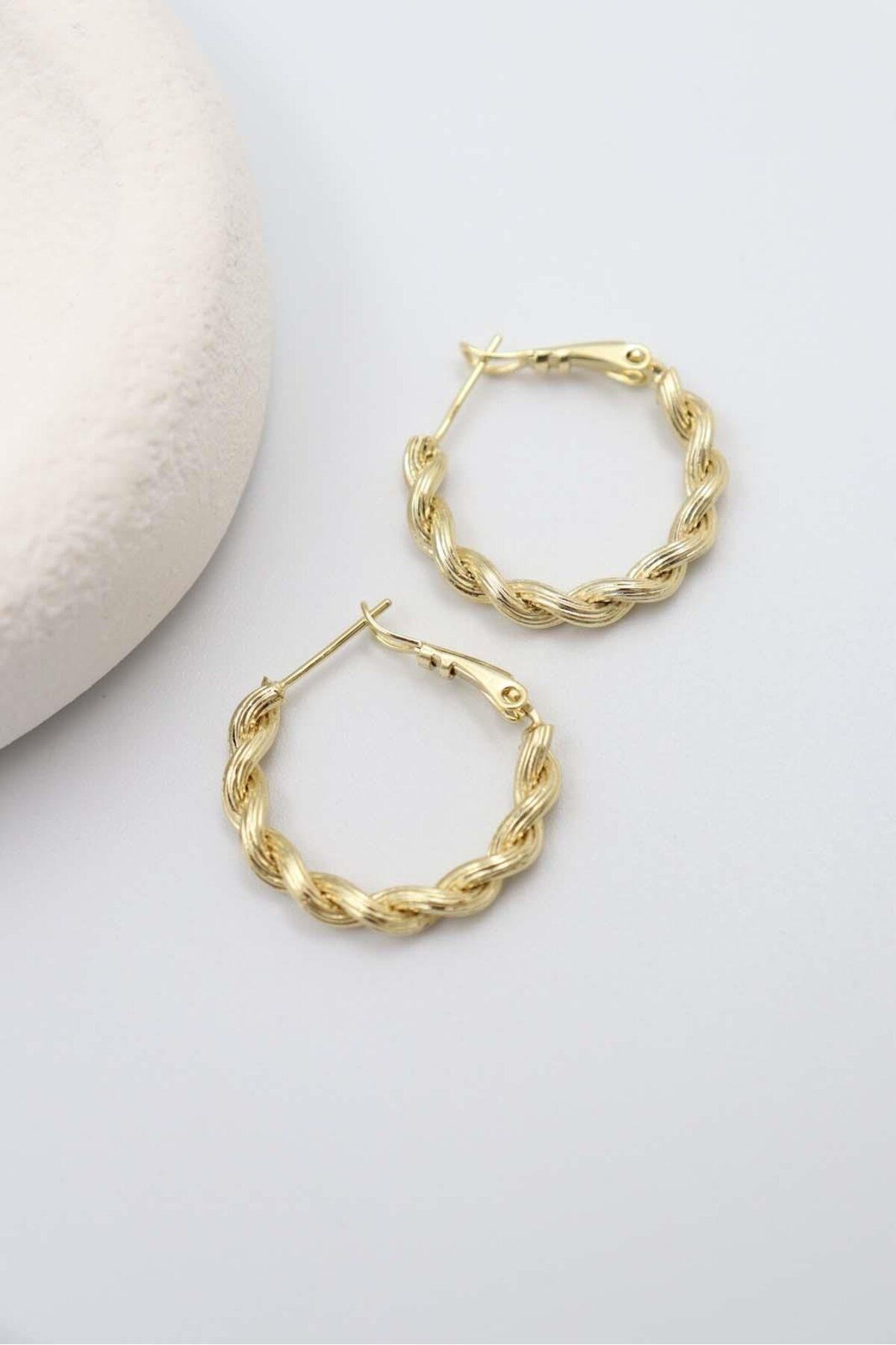 BY CANSU ACCESSORİES Dahna Gold Küpe[14K]