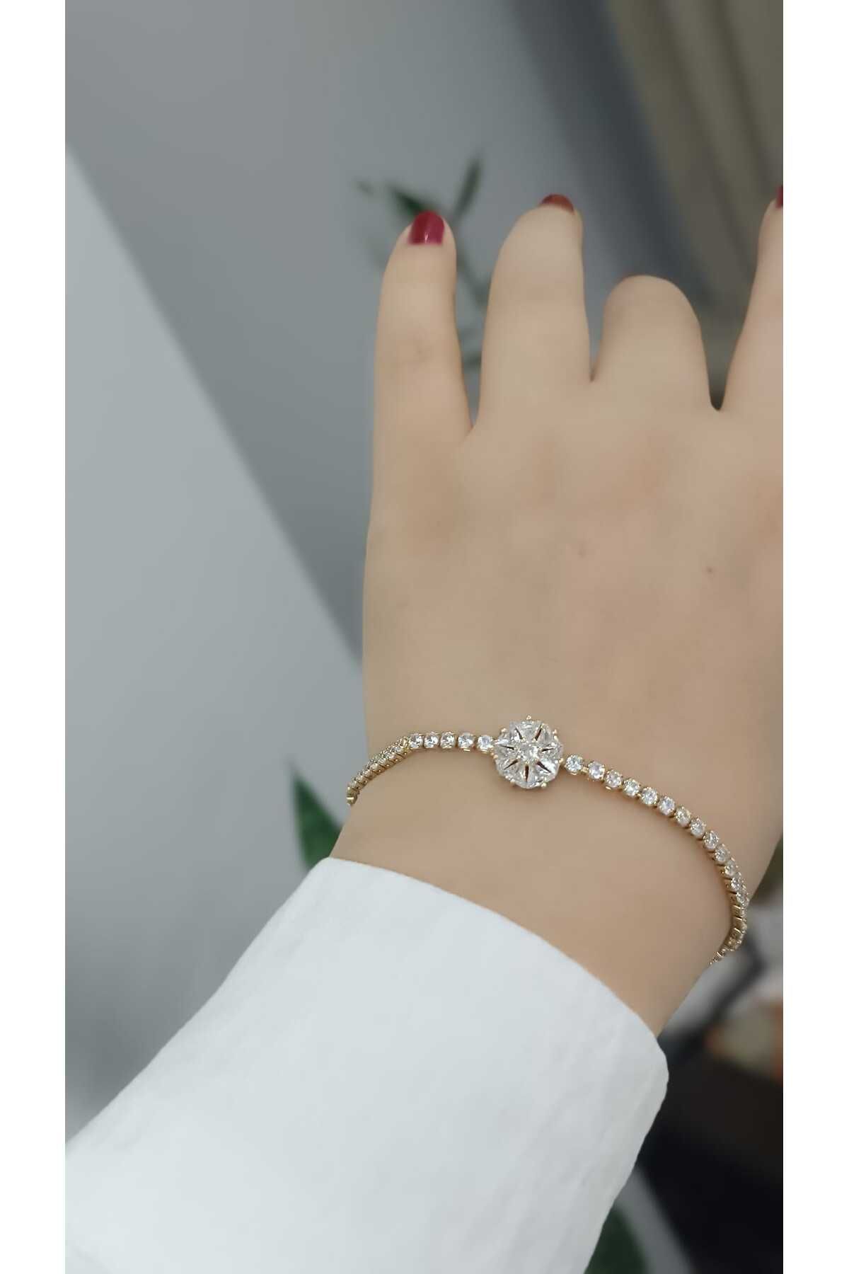 shop Su Yolu Çelik Kararma Yapmaz Şık Zarif Kadın Bileklik