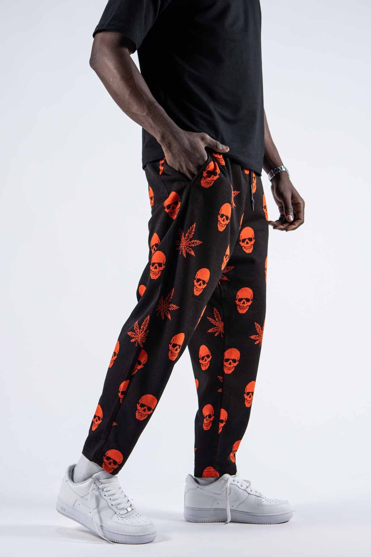 SUPERBLUE Unisex Günlük Dijital Baskılı Baget Pantolon
