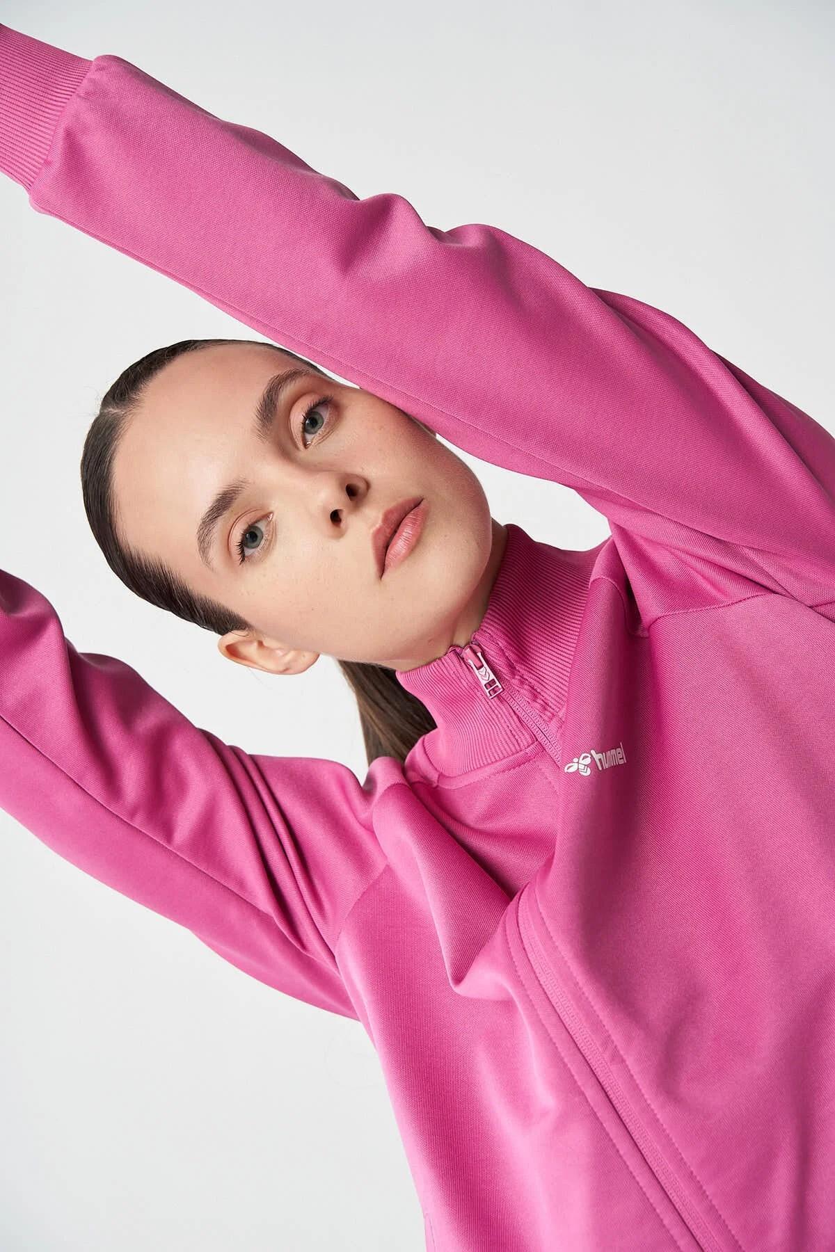 hummel 921773-4497 Genesa Zip Kadın Sweatshirt görsel 2