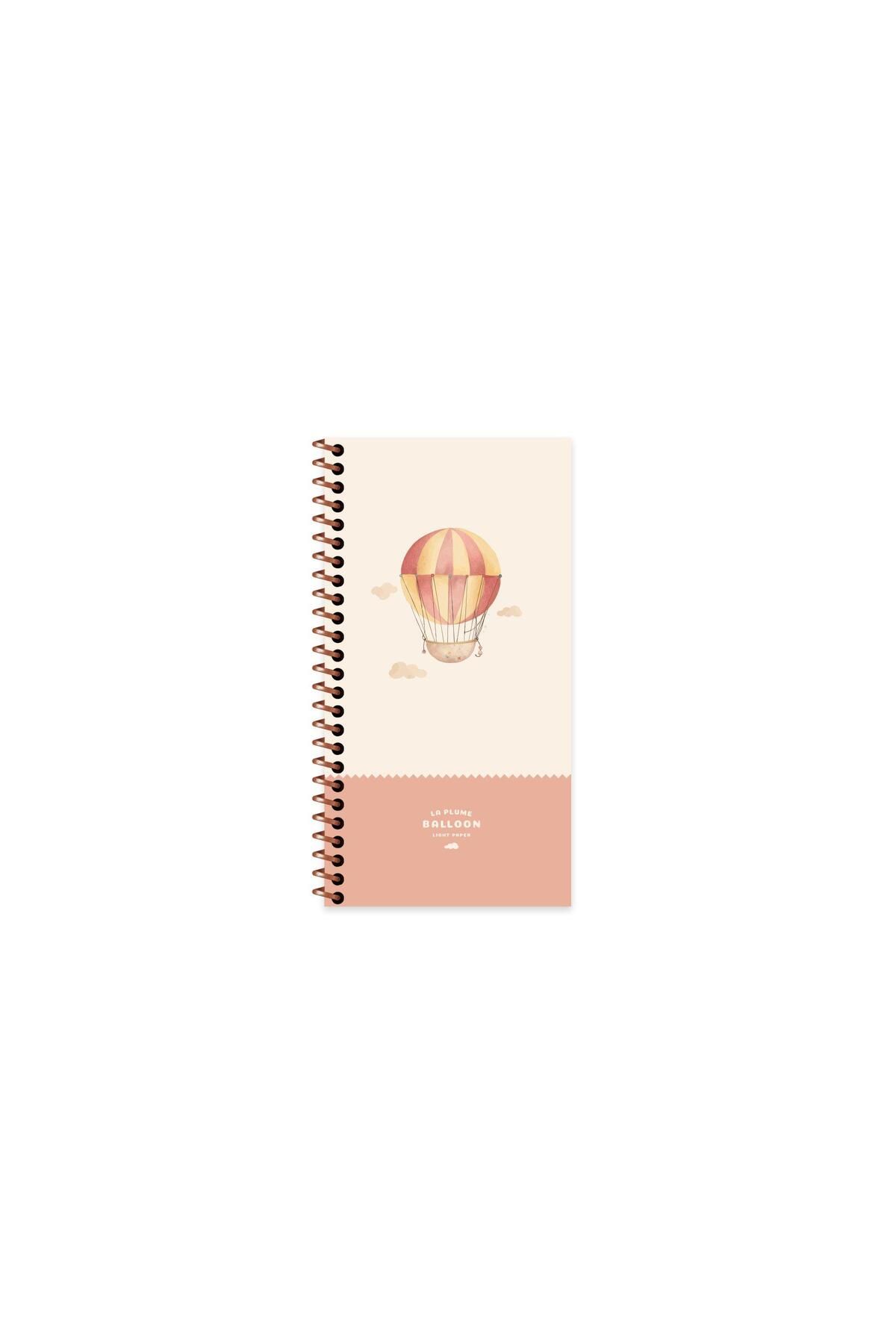 KESKİN COLOR Keskin 10*19 80 Yp.Çiz.Spr.Sert Kap.La Plume Balloon Defter Turuncu