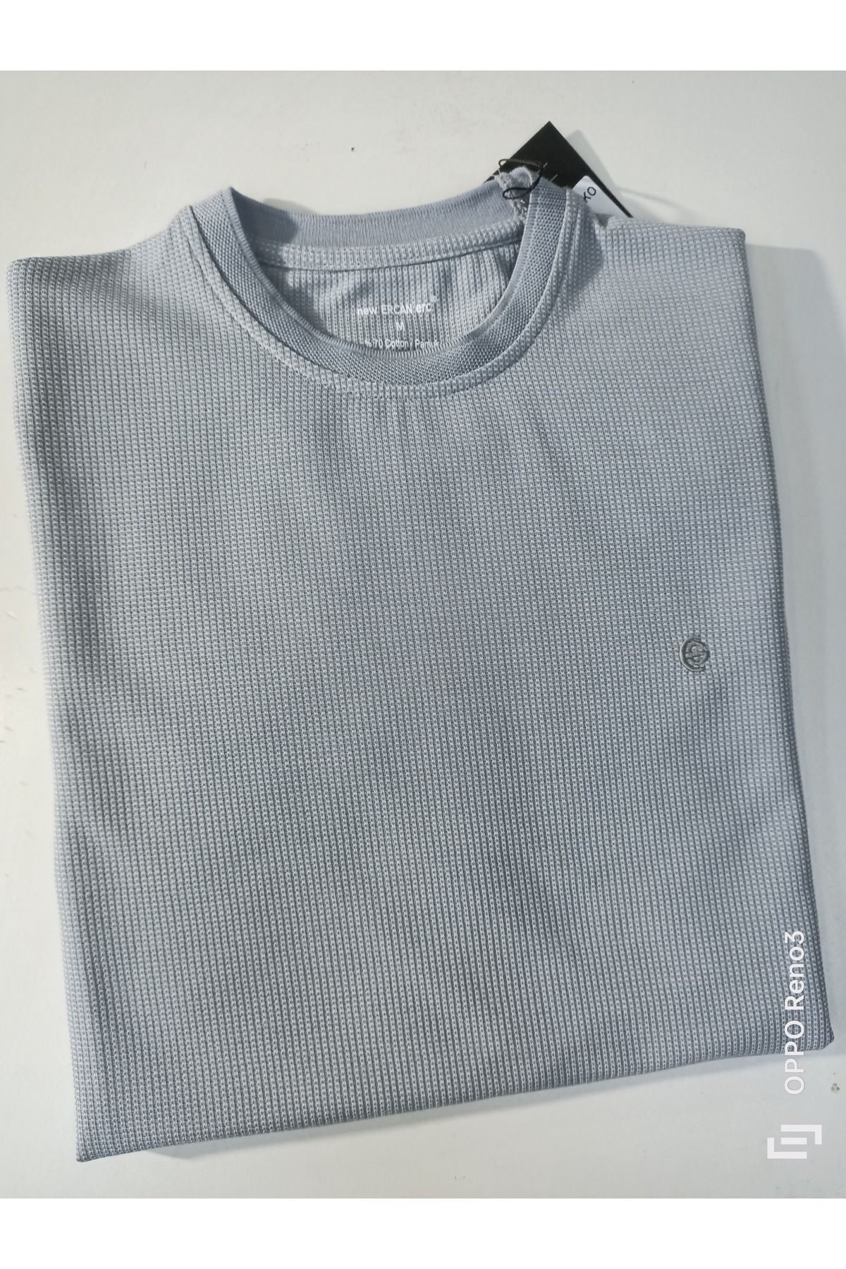 ercan triko sıfır yaka waffle reguler fit t-shirt