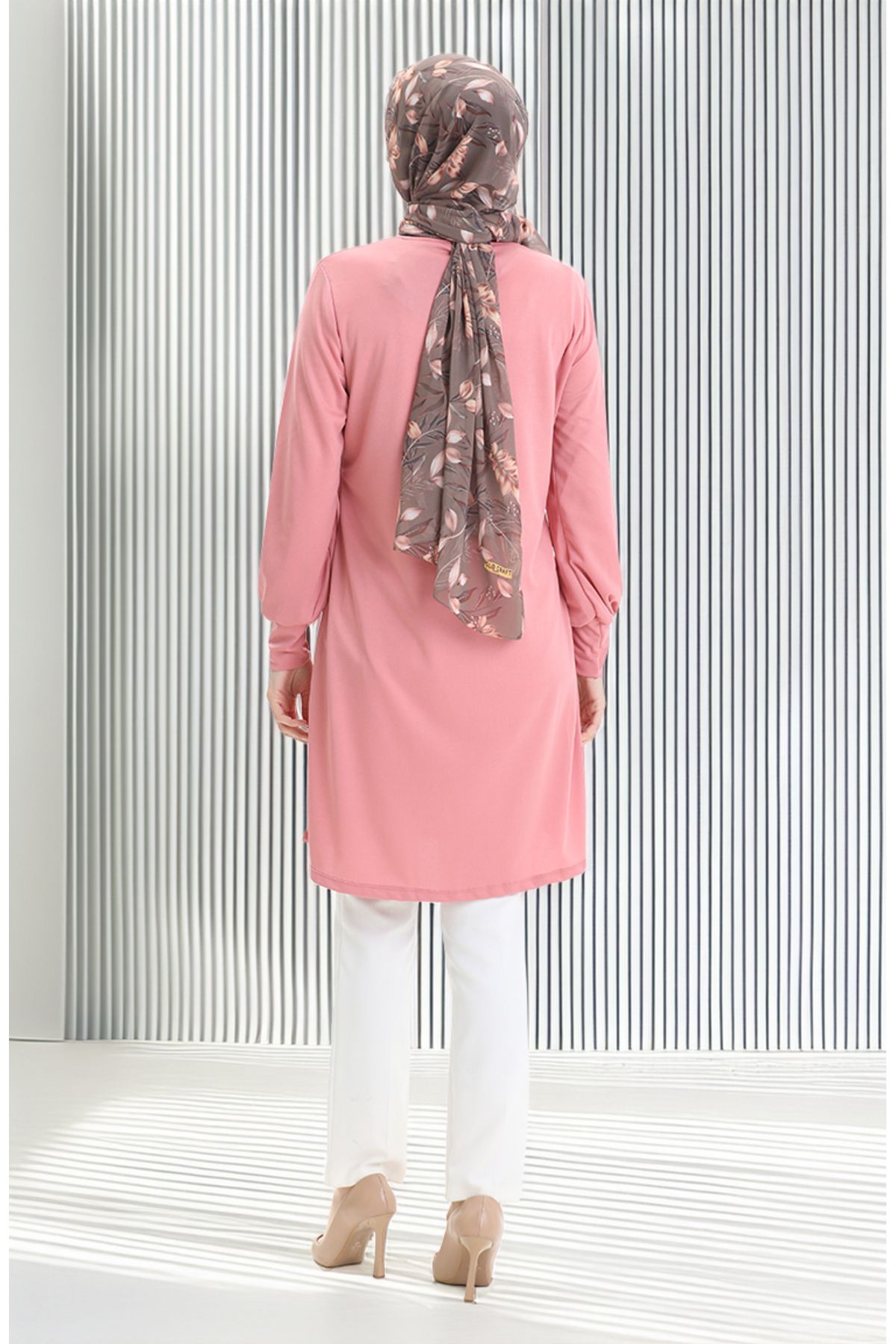 sefamerve-Basic Tunic 1120-03 Dusty Rose 6