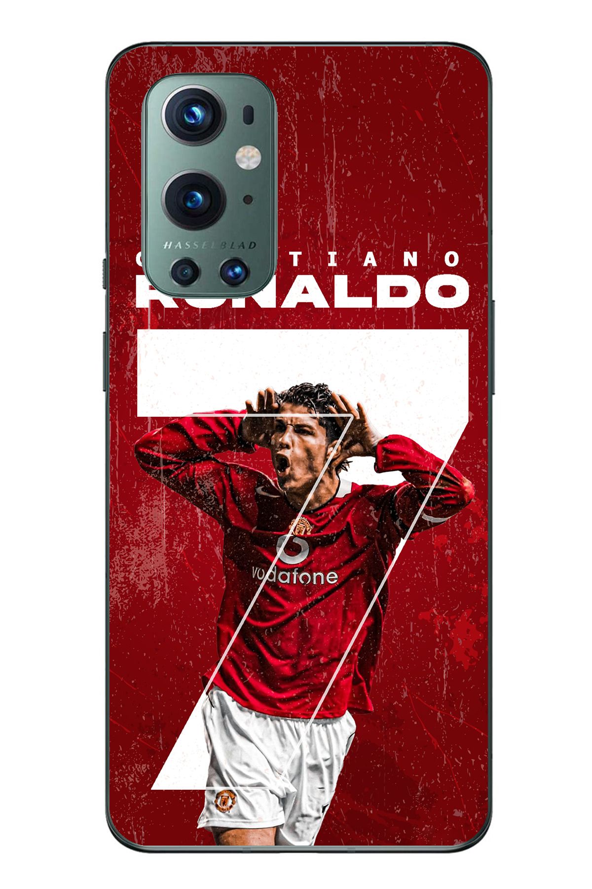 TechTree Oneplus 9 PRO Uyumlu Ronaldo 7 Tasarımlı Şeffaf Silikon Kılıf
