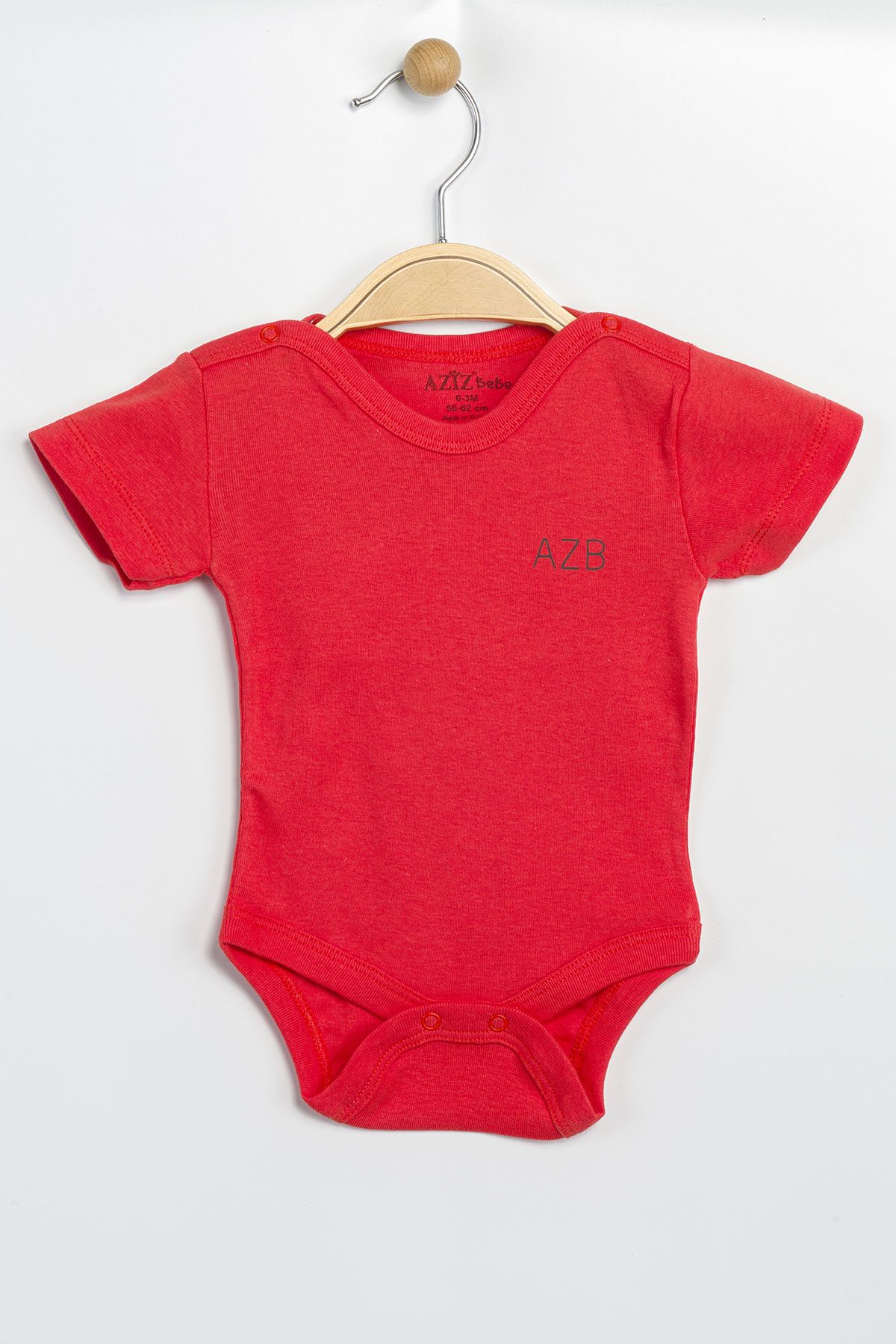 Aziz Bebe Erkek Kız Bebek Çıtçıtlı % 100 Pamuk Body & Zıbın