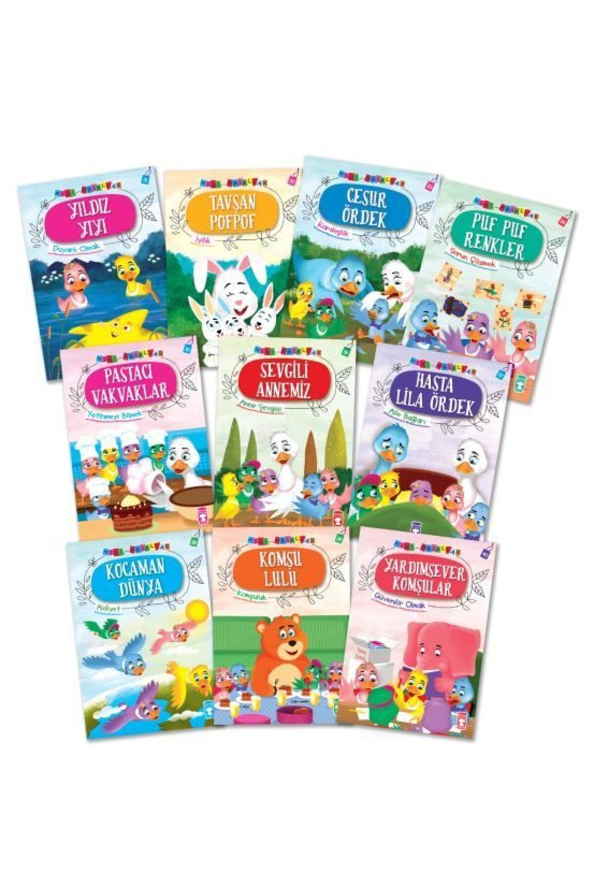 Destek Yayınları Mini Masallar 4 10 Kitap Takım