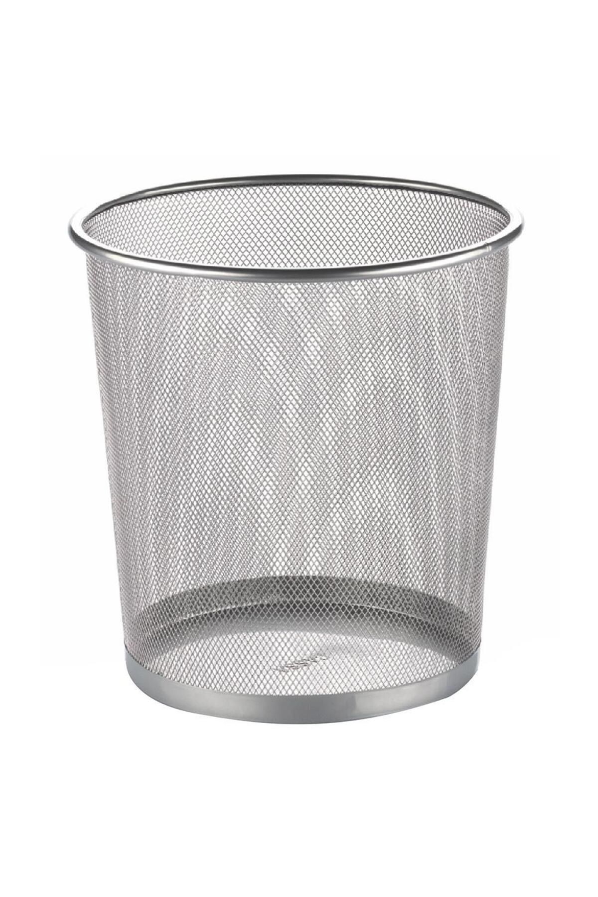 Cassa 8940 Çöp Kovası Metal Delikli 10 L - Metalik Gri
