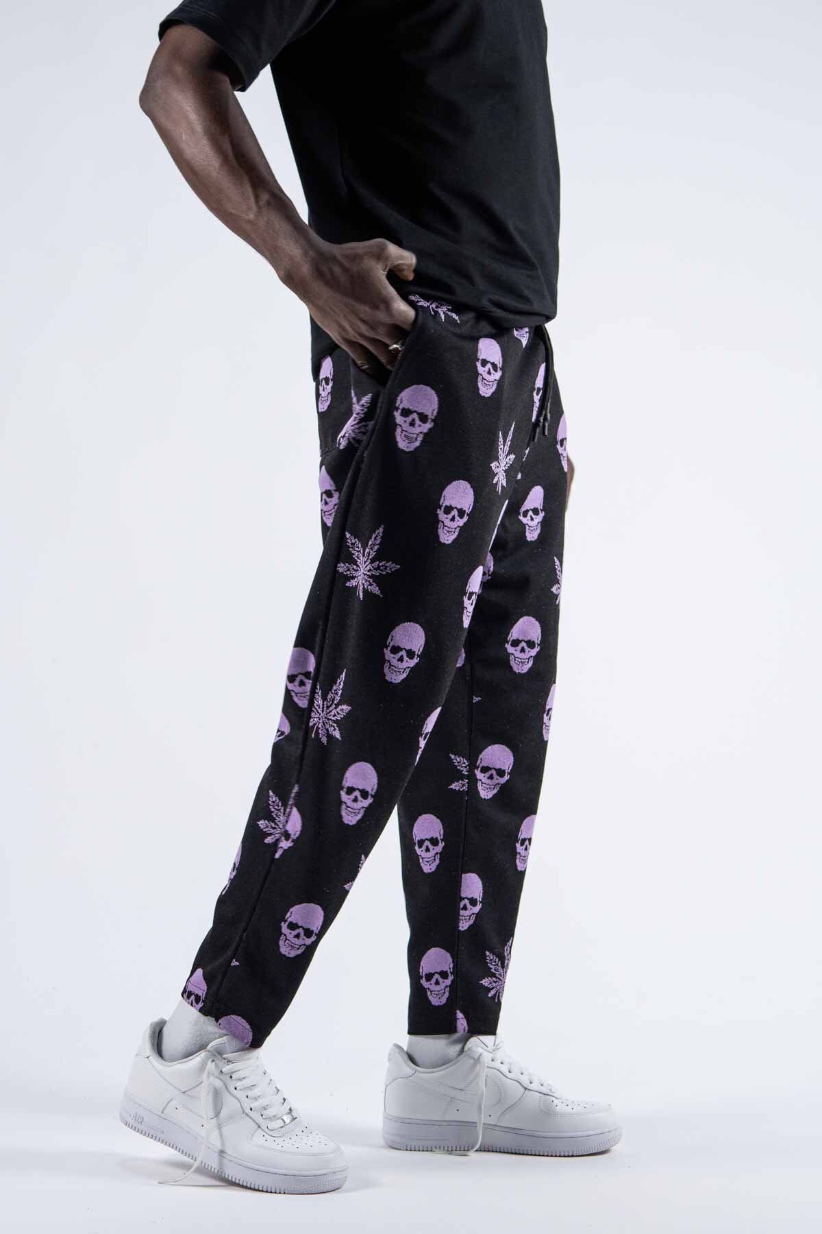 SUPERBLUE Unisex Günlük Dijital Baskılı Baget Pantolon